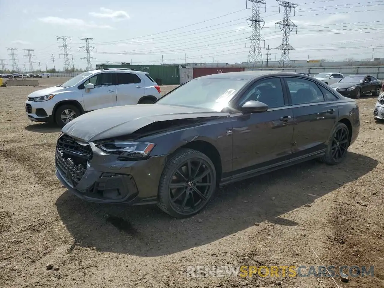 1 Фотография поврежденного автомобиля WAULDAF83NN009819 AUDI A8 2022