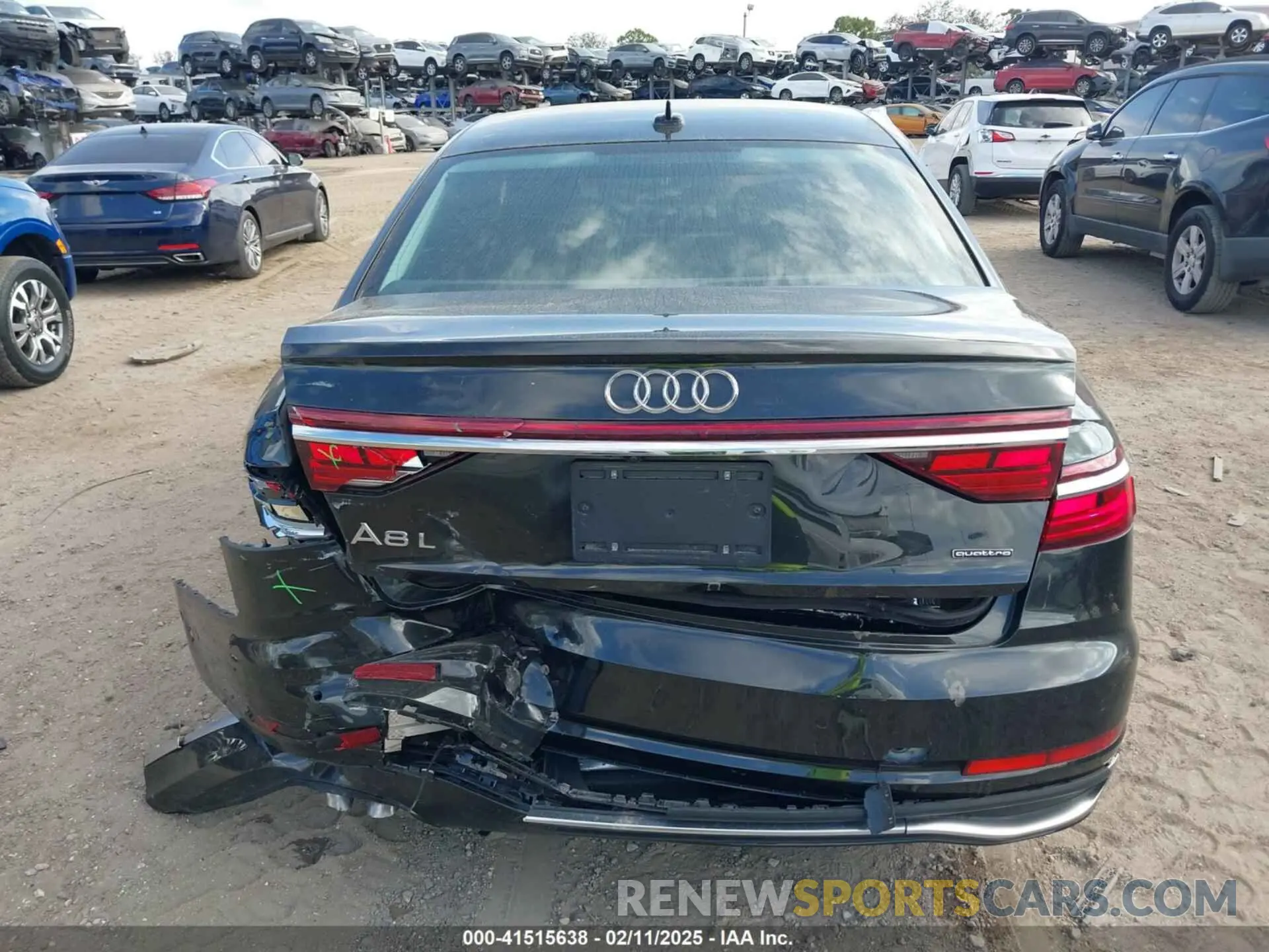 16 Photograph of a damaged car WAULDAF87NN001657 AUDI A8 2022