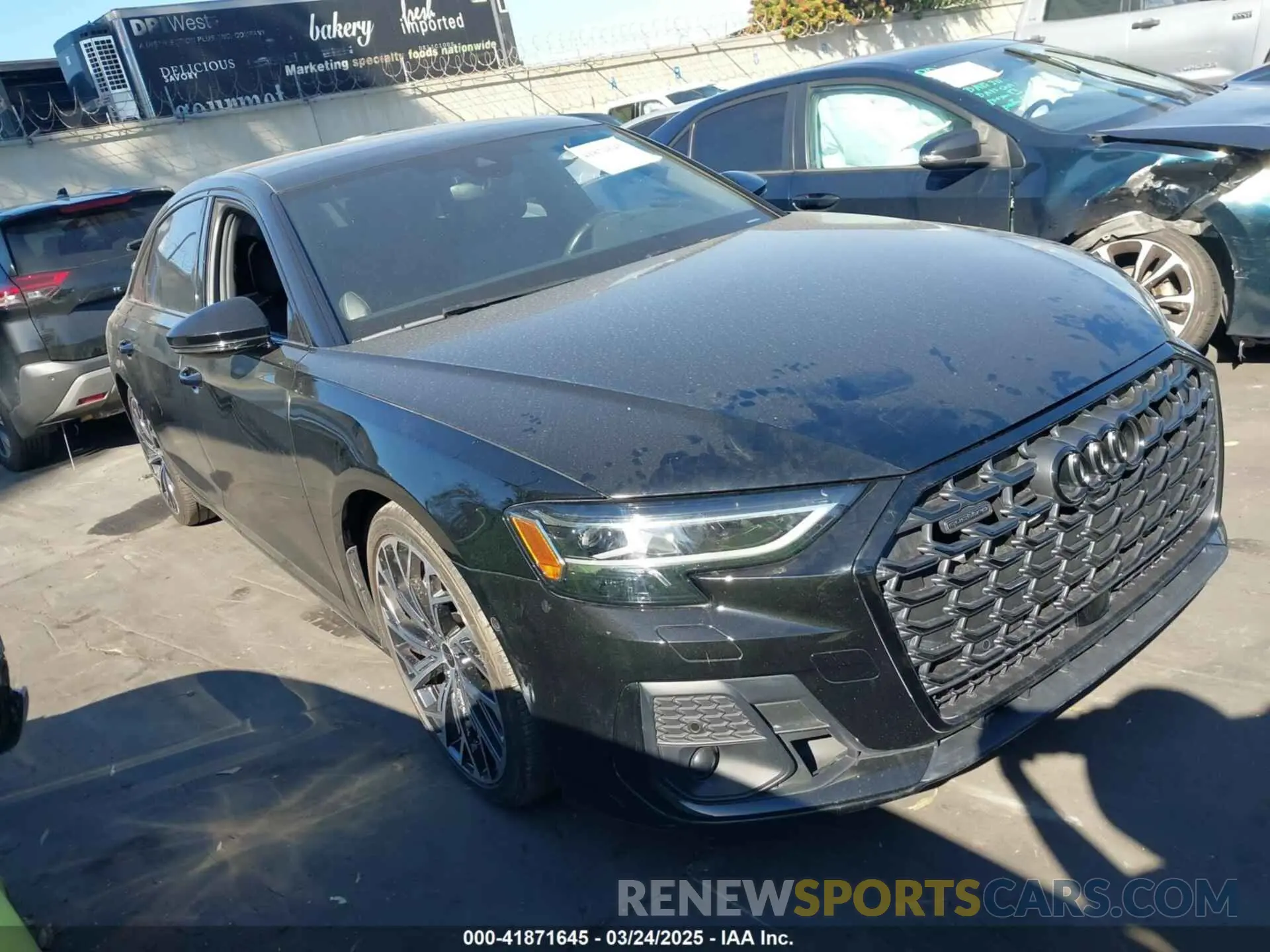 1 Photograph of a damaged car WAULDAF83PN010018 AUDI A8 2023