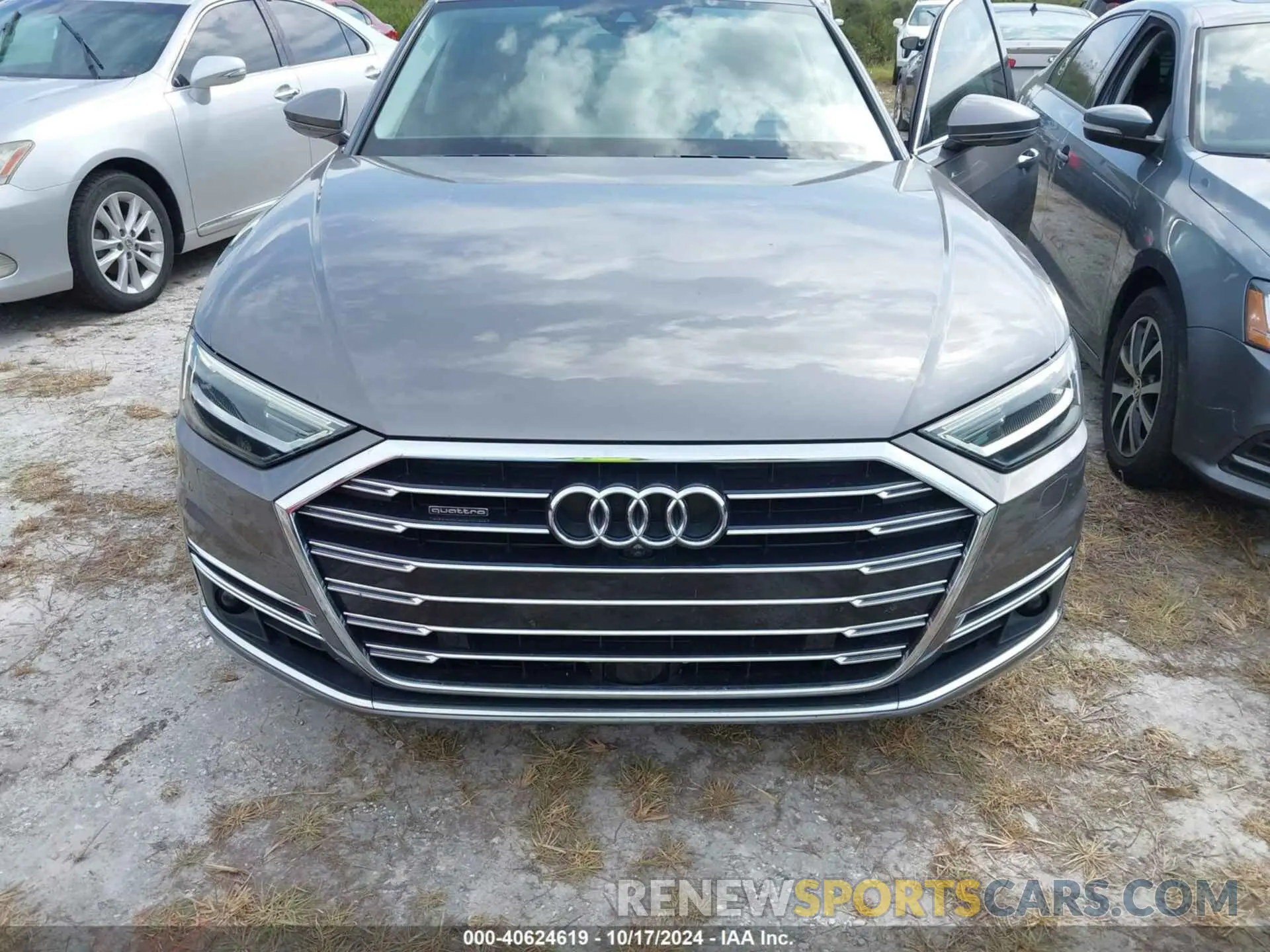 6 Фотография поврежденного автомобиля WAU8DAF81KN017175 AUDI A8 L 2019