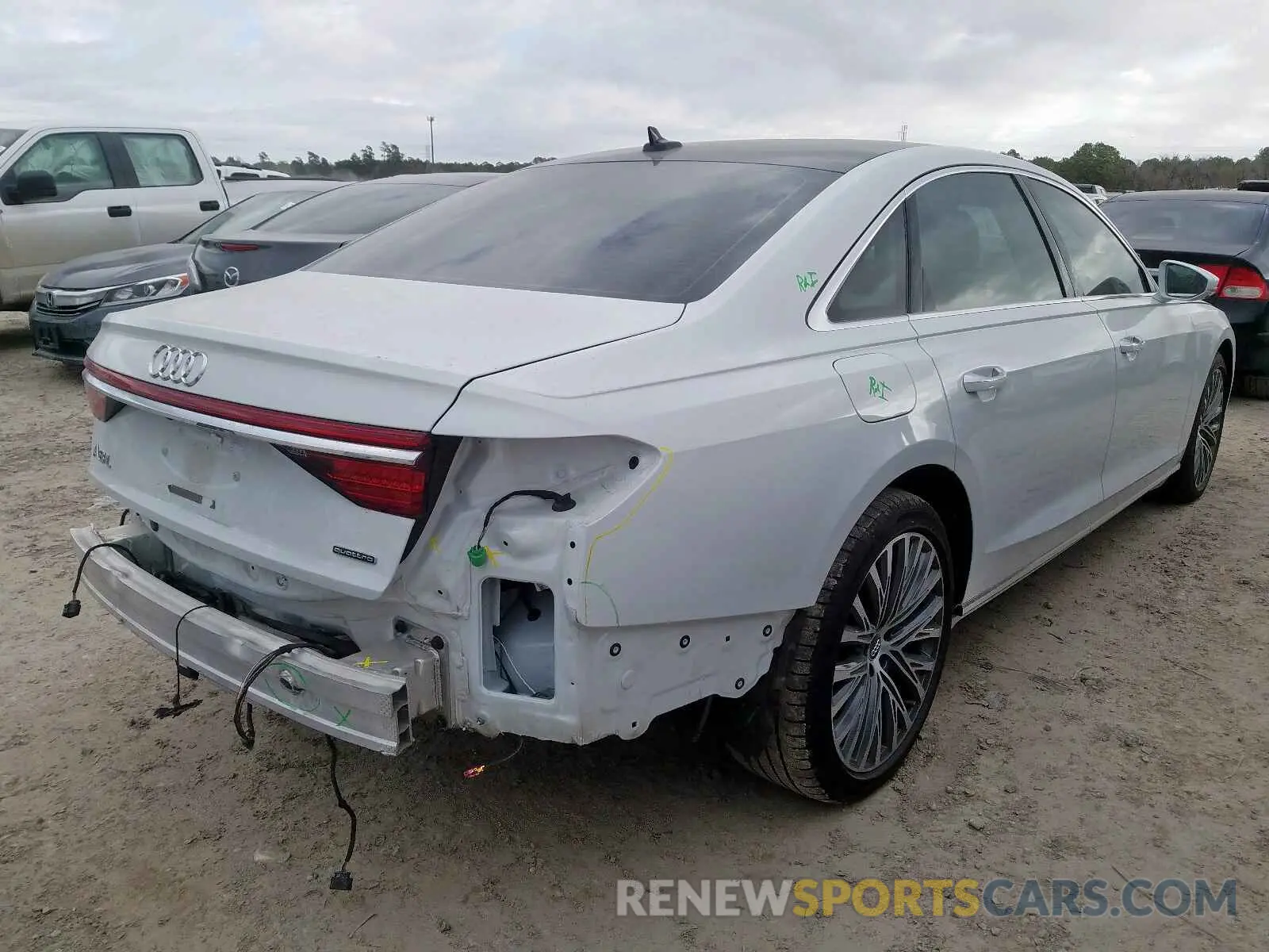 4 Photograph of a damaged car WAU8DAF88KN007226 AUDI A8 L 2019