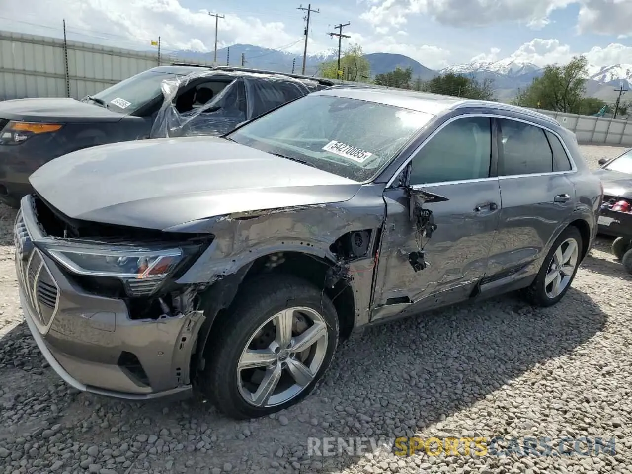 1 Photograph of a damaged car WA1LABGE1KB011825 AUDI E-TRON 2019