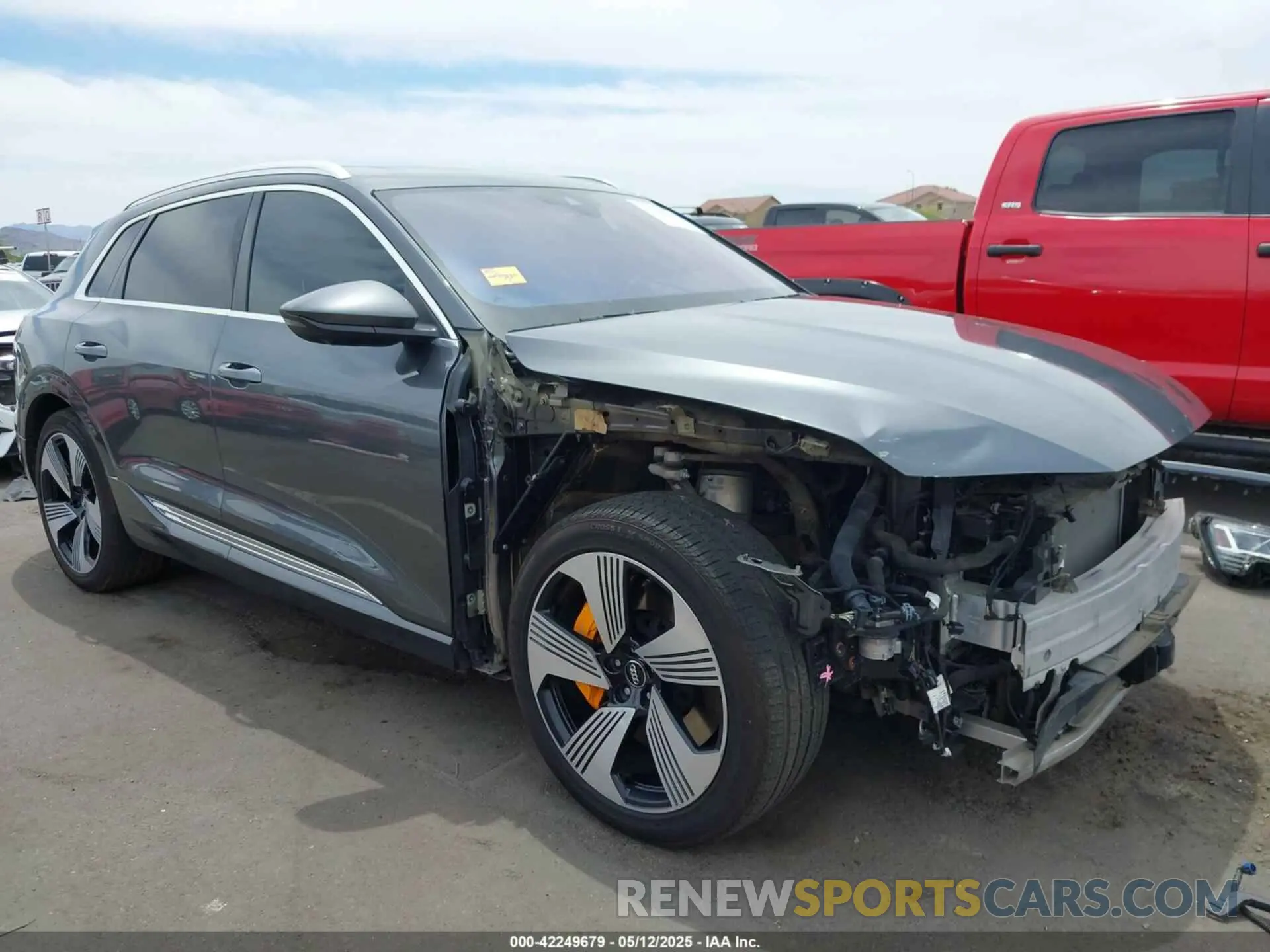 1 Photograph of a damaged car WA1VAAGE2KB008399 AUDI E-TRON 2019