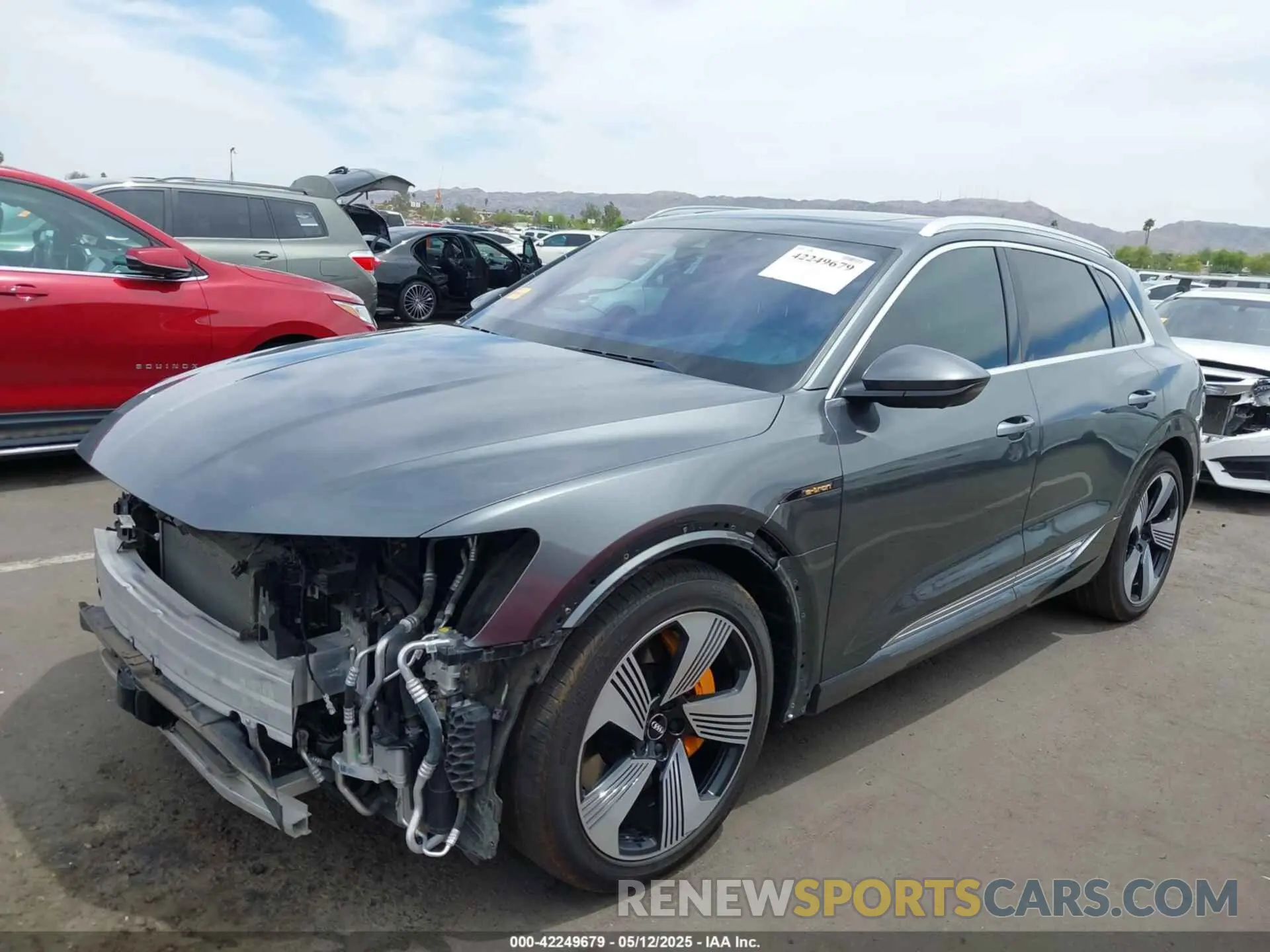 2 Photograph of a damaged car WA1VAAGE2KB008399 AUDI E-TRON 2019