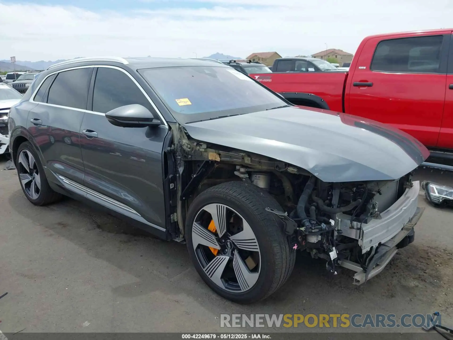 6 Photograph of a damaged car WA1VAAGE2KB008399 AUDI E-TRON 2019