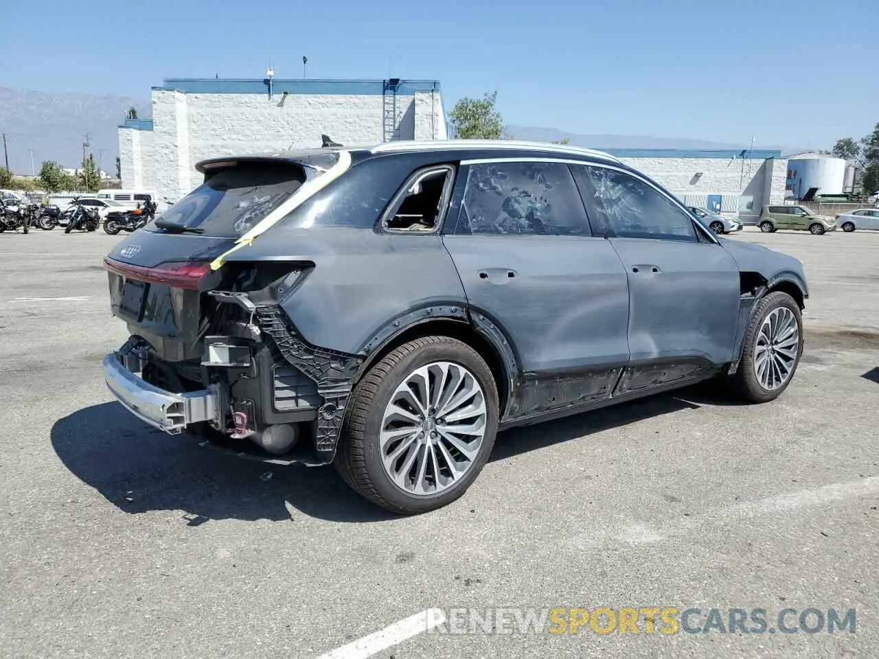 3 Photograph of a damaged car WA1VAAGE8KB022453 AUDI E-TRON 2019