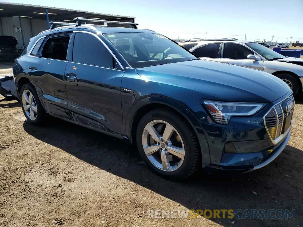 4 Фотография поврежденного автомобиля WA1VABGE3KB021636 AUDI E-TRON 2019