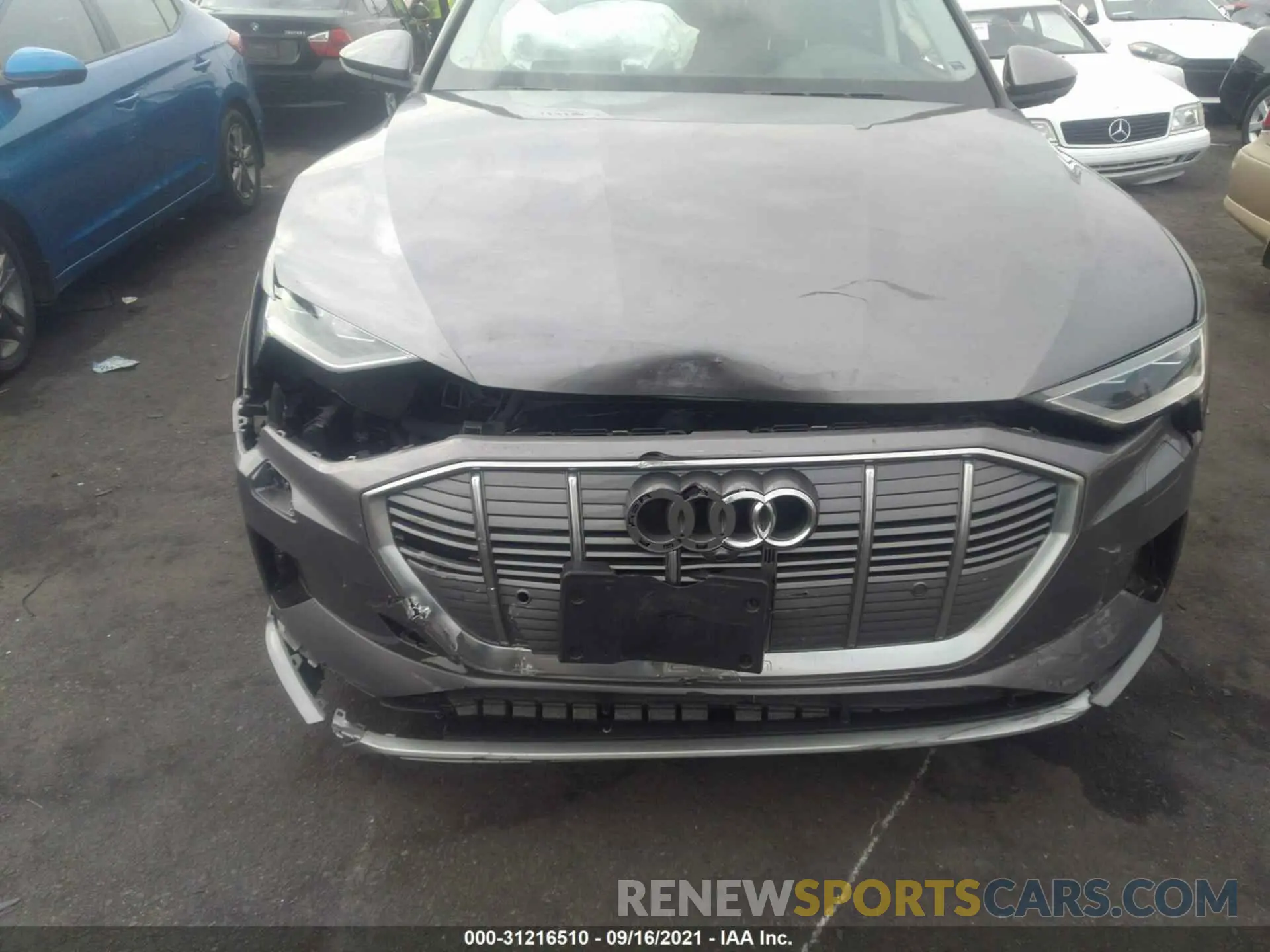 6 Фотография поврежденного автомобиля WA1VABGE5KB014865 AUDI E-TRON 2019