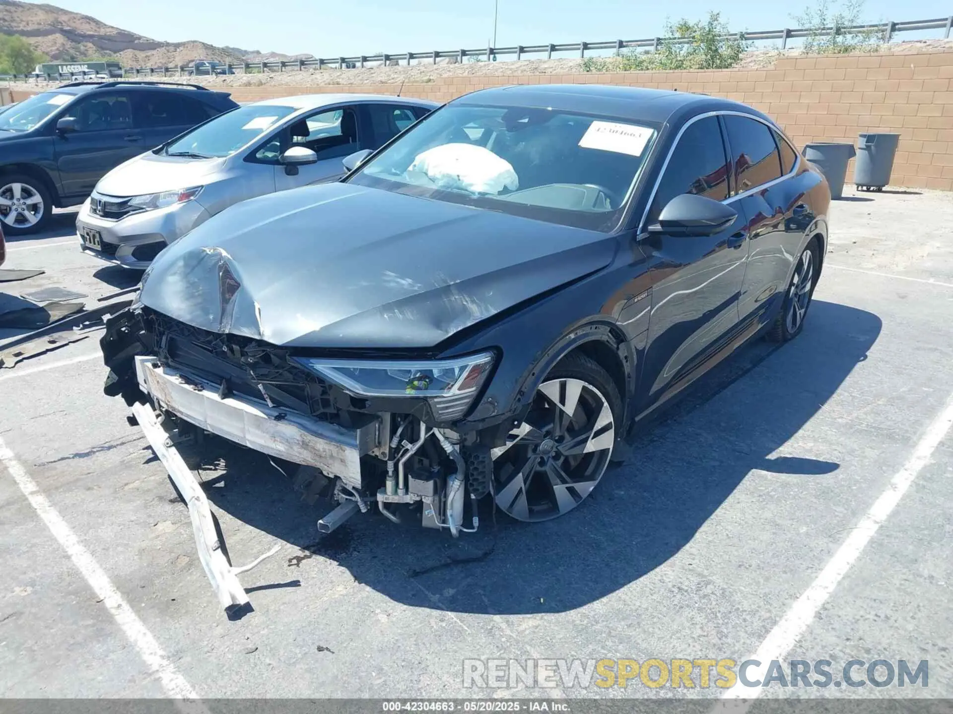 2 Photograph of a damaged car WA12ABGEXLB035392 AUDI E-TRON 2020
