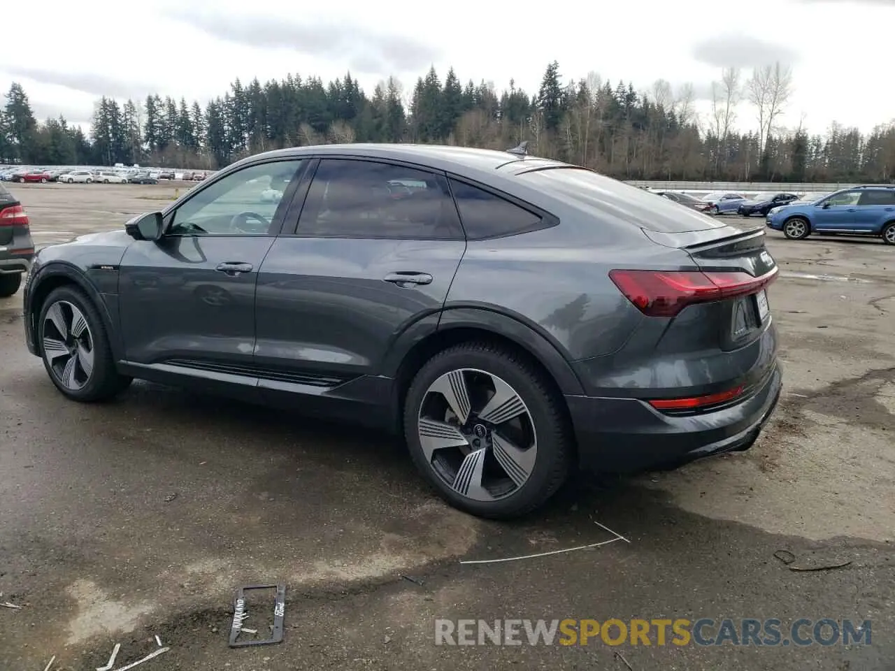 2 Фотография поврежденного автомобиля WA13ABGE6MB037548 AUDI E-TRON 2021