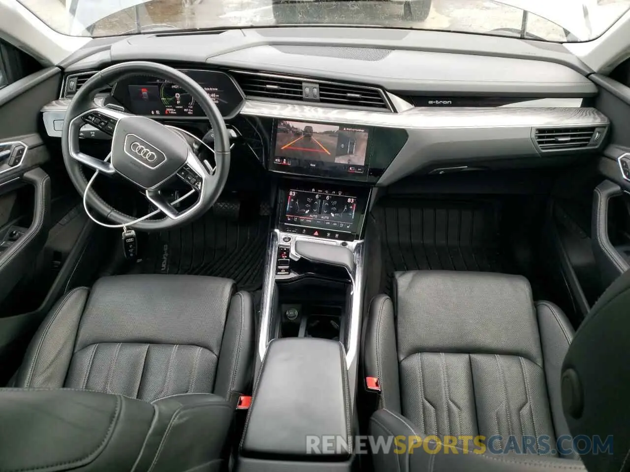 8 Фотография поврежденного автомобиля WA13ABGE6MB037548 AUDI E-TRON 2021