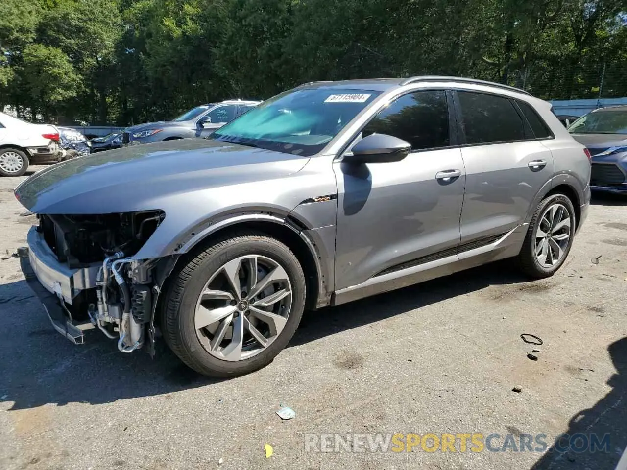 1 Photograph of a damaged car WA1LABGE0MB038775 AUDI E-TRON 2021