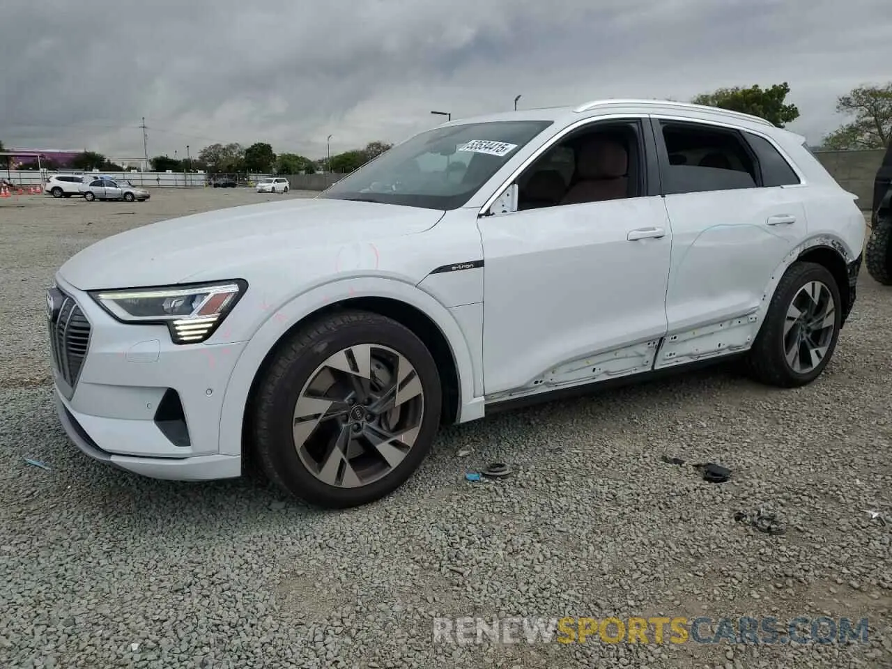 1 Фотография поврежденного автомобиля WA1LABGE3MB027219 AUDI E-TRON 2021