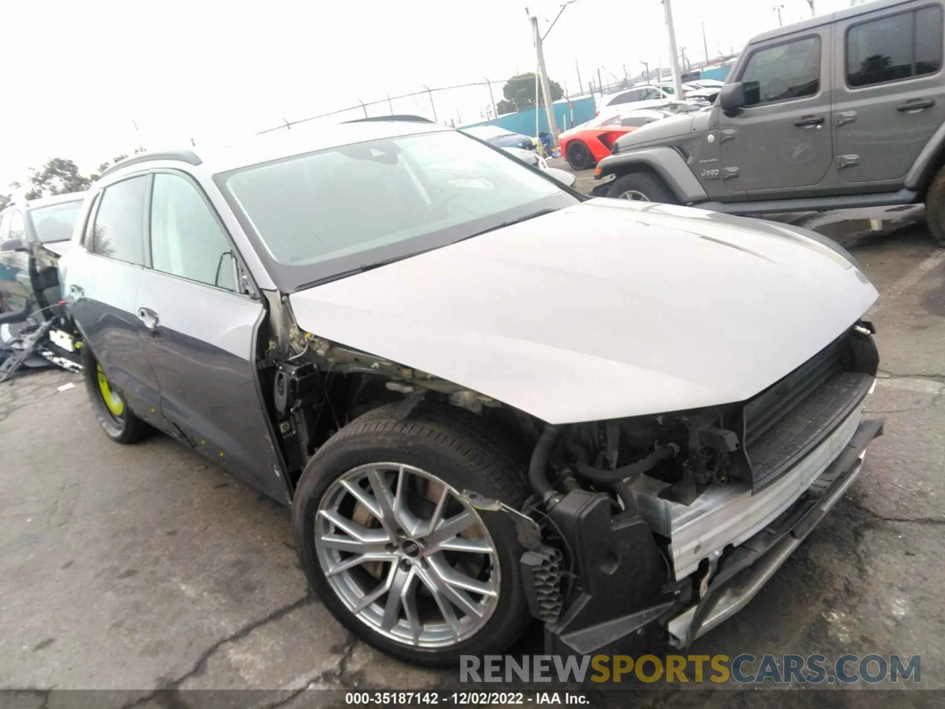 1 Фотография поврежденного автомобиля WA1VABGE6MB030771 AUDI E-TRON 2021