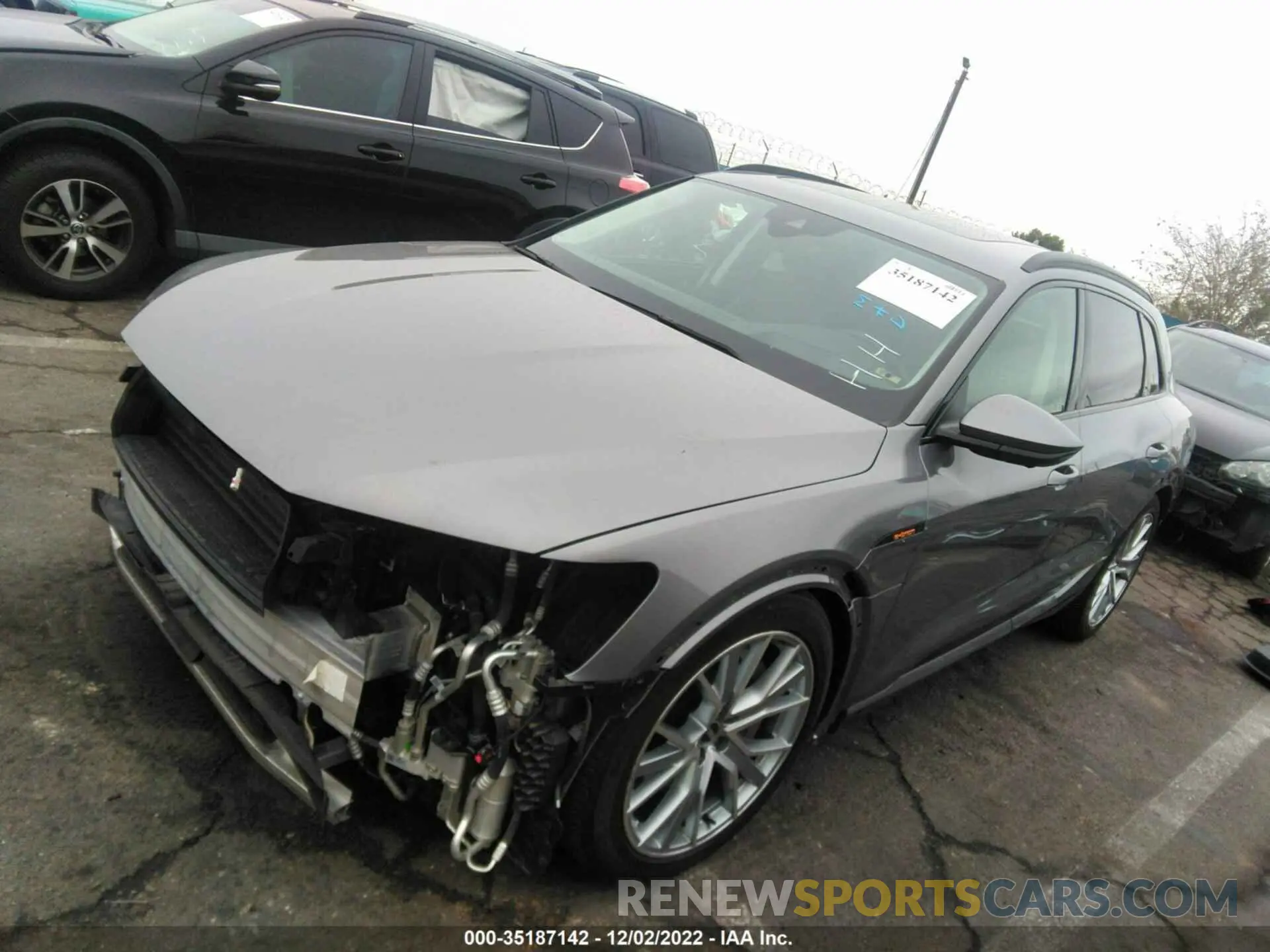 2 Фотография поврежденного автомобиля WA1VABGE6MB030771 AUDI E-TRON 2021