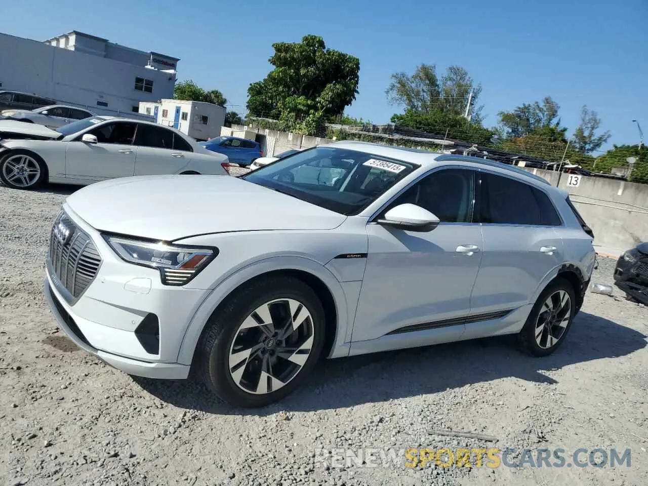 1 Photograph of a damaged car WA1AAAGE0NB023860 AUDI E-TRON 2022