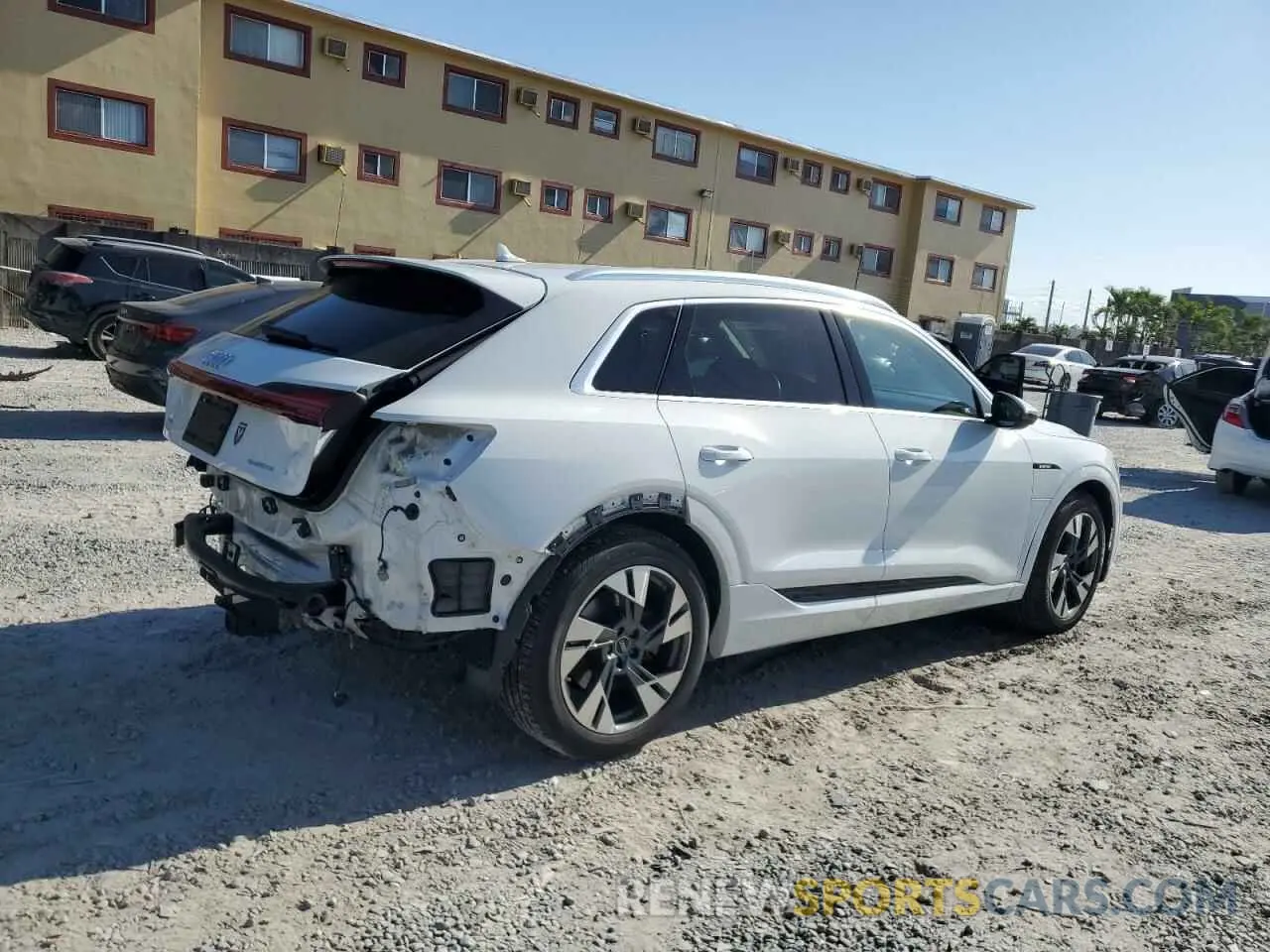 3 Photograph of a damaged car WA1AAAGE0NB023860 AUDI E-TRON 2022