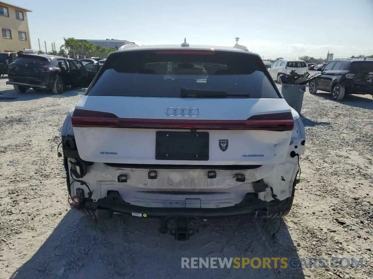 6 Photograph of a damaged car WA1AAAGE0NB023860 AUDI E-TRON 2022