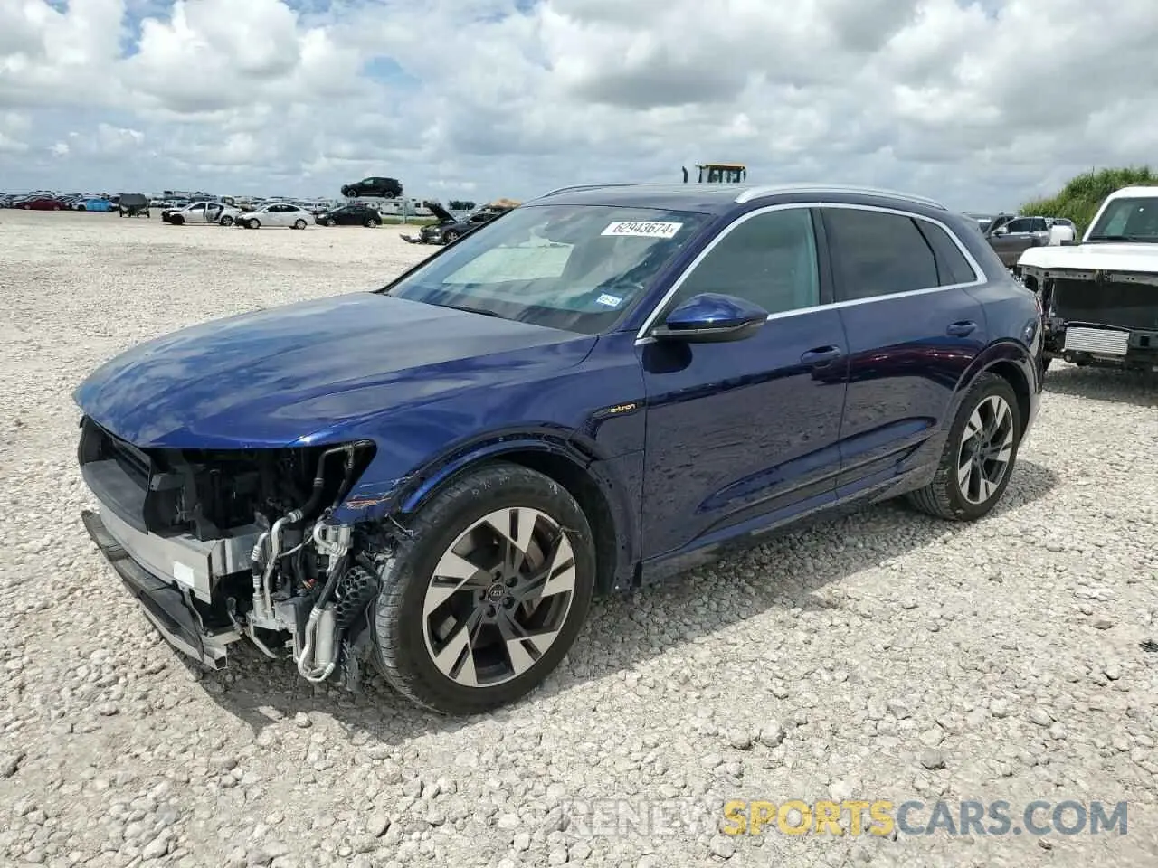 1 Фотография поврежденного автомобиля WA1AAAGE2NB020216 AUDI E-TRON 2022