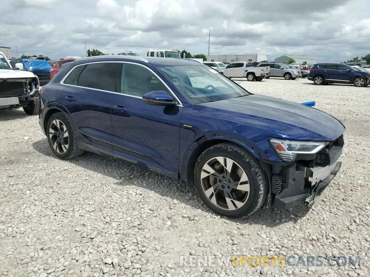 4 Фотография поврежденного автомобиля WA1AAAGE2NB020216 AUDI E-TRON 2022