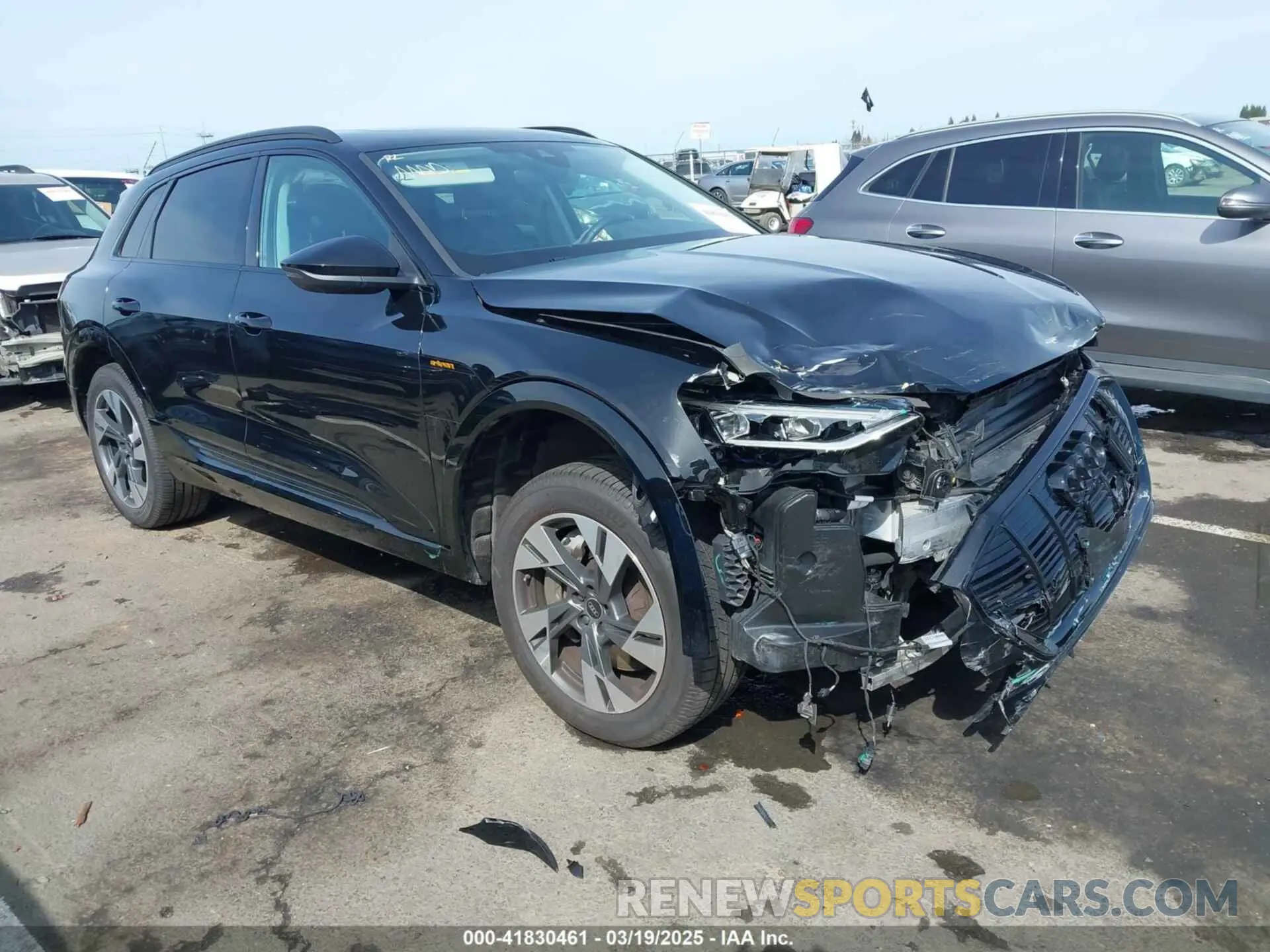 1 Photograph of a damaged car WA1AAAGE6NB027461 AUDI E-TRON 2022