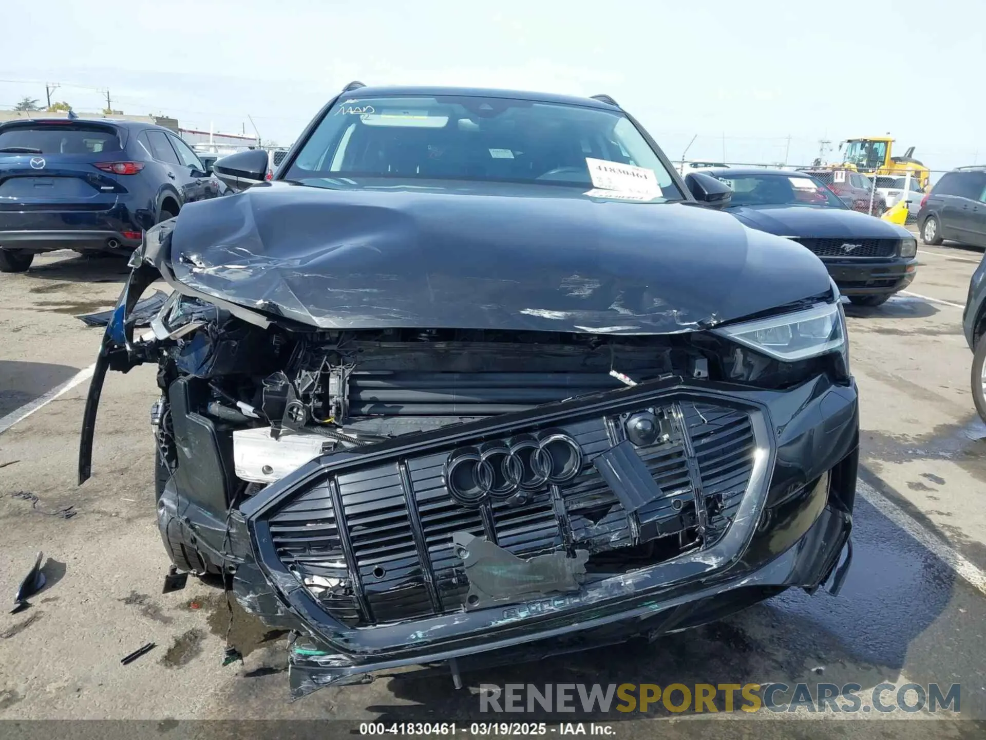 13 Photograph of a damaged car WA1AAAGE6NB027461 AUDI E-TRON 2022