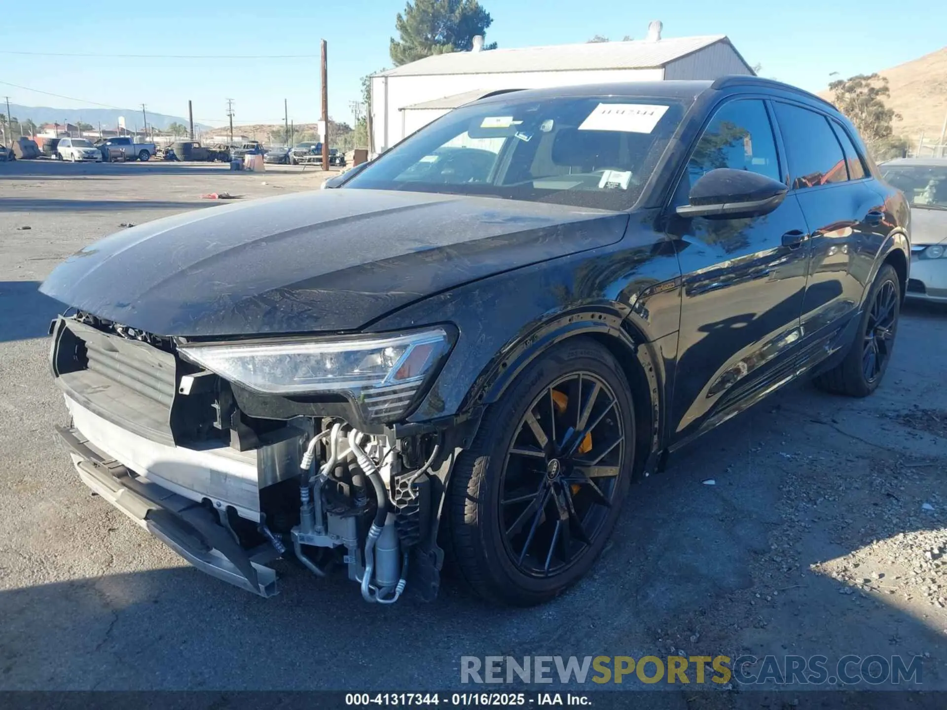 2 Фотография поврежденного автомобиля WA1VABGE7PB007536 AUDI E-TRON 2023