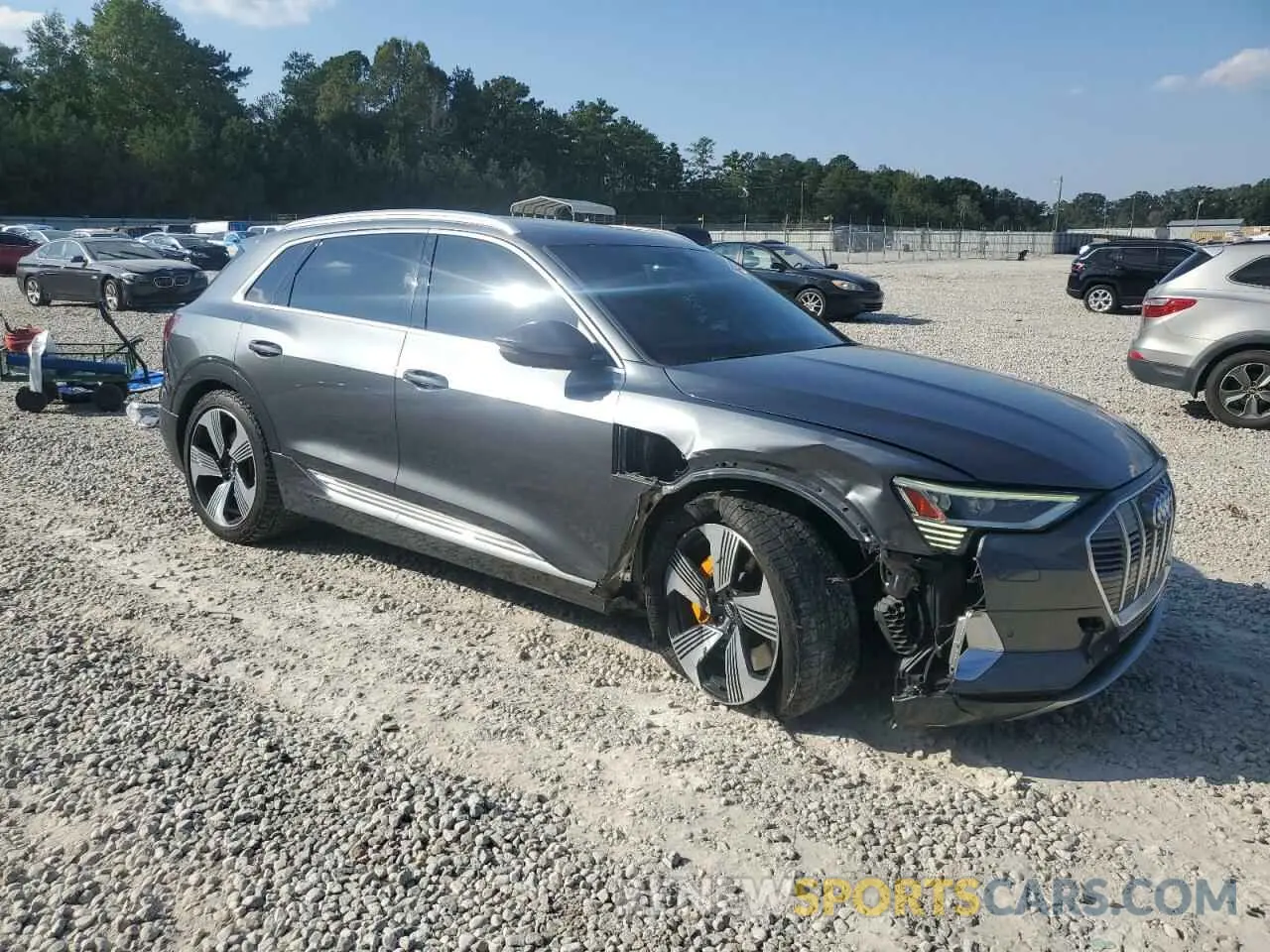 4 Photograph of a damaged car WA1VAAGE1KB006711 AUDI E-TRON CHR 2019
