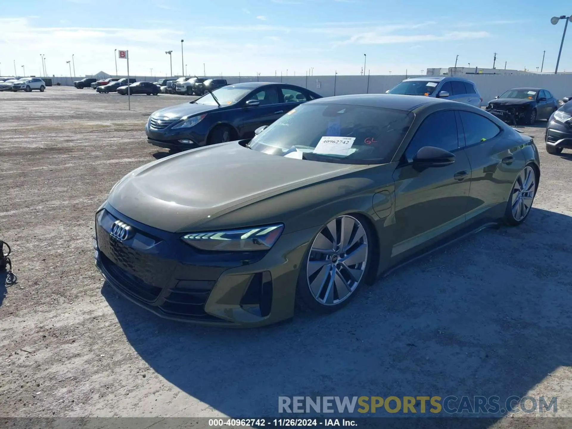 2 Photograph of a damaged car WAUEJBFW8N7006585 AUDI E-TRON GT 2022