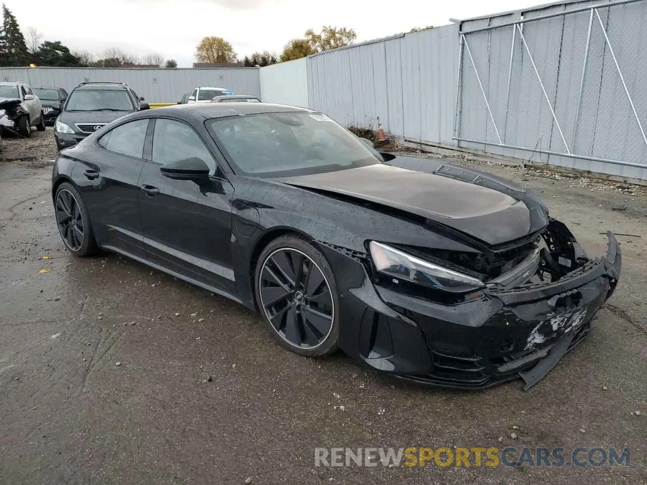 4 Фотография поврежденного автомобиля WAUEJBFW4P7004707 AUDI E-TRON GT 2023