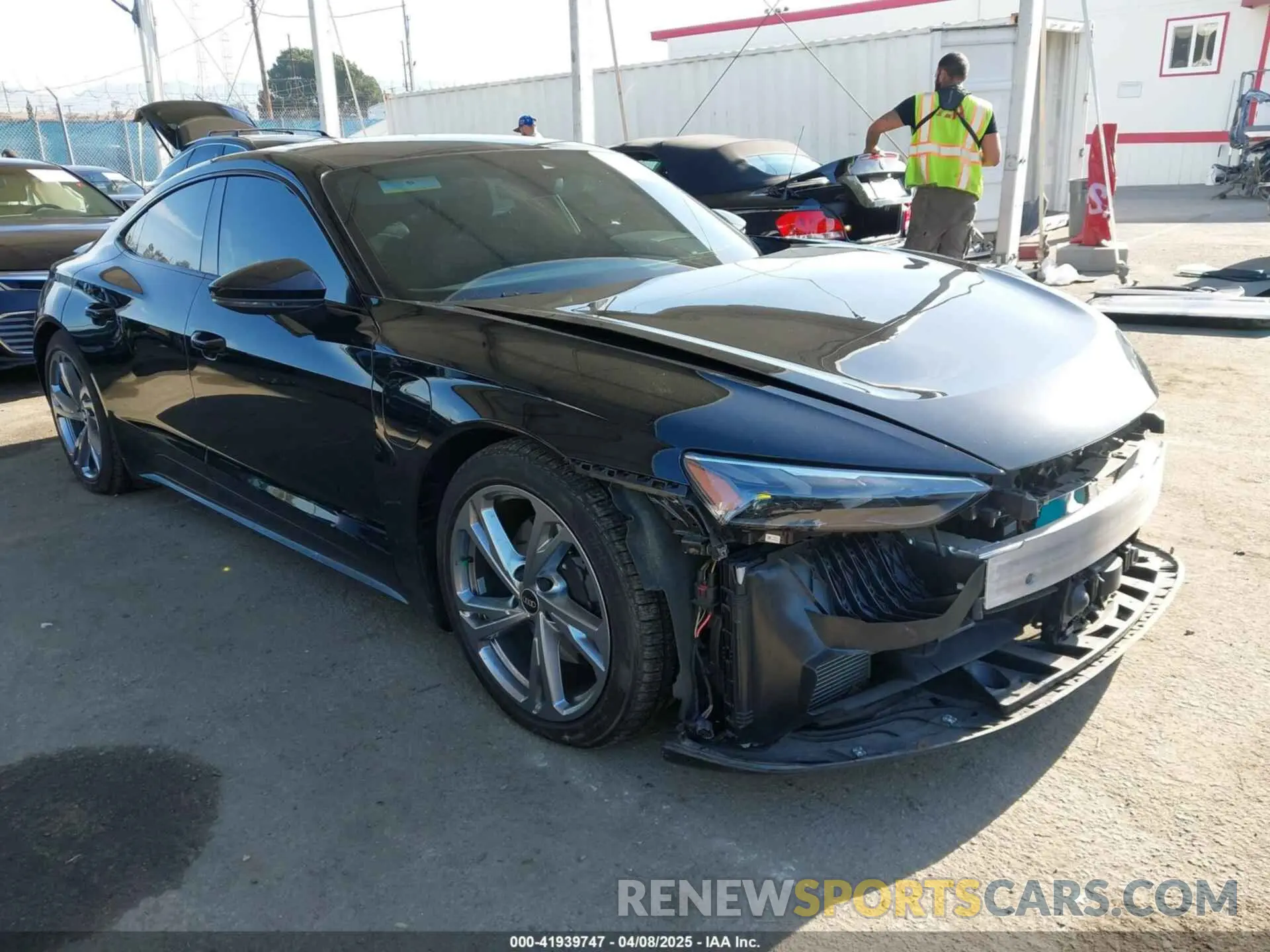1 Photograph of a damaged car WAUFJBFW3P7002905 AUDI E-TRON GT 2023