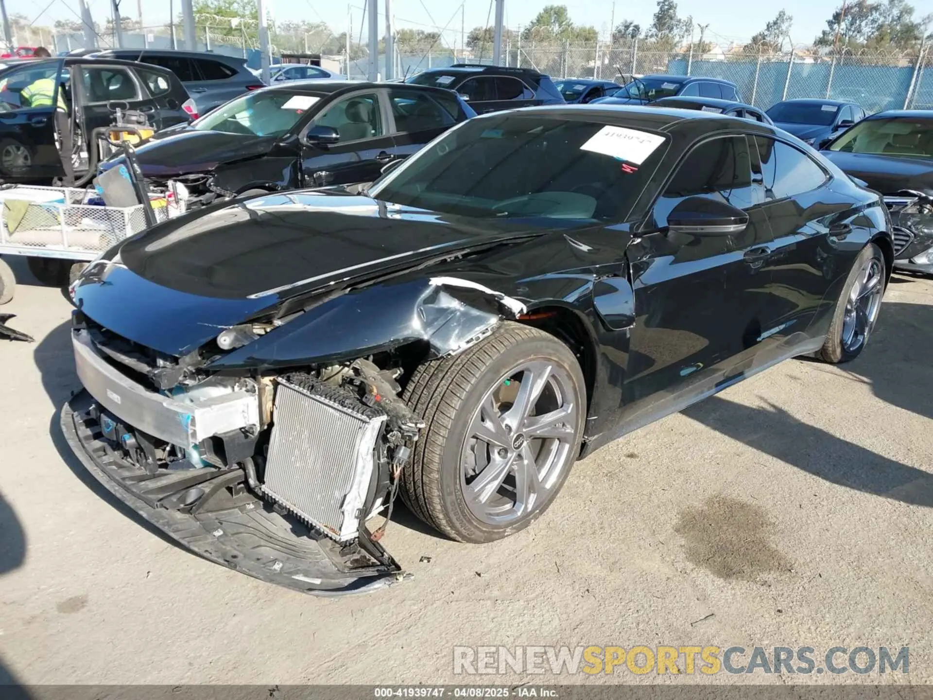 2 Photograph of a damaged car WAUFJBFW3P7002905 AUDI E-TRON GT 2023