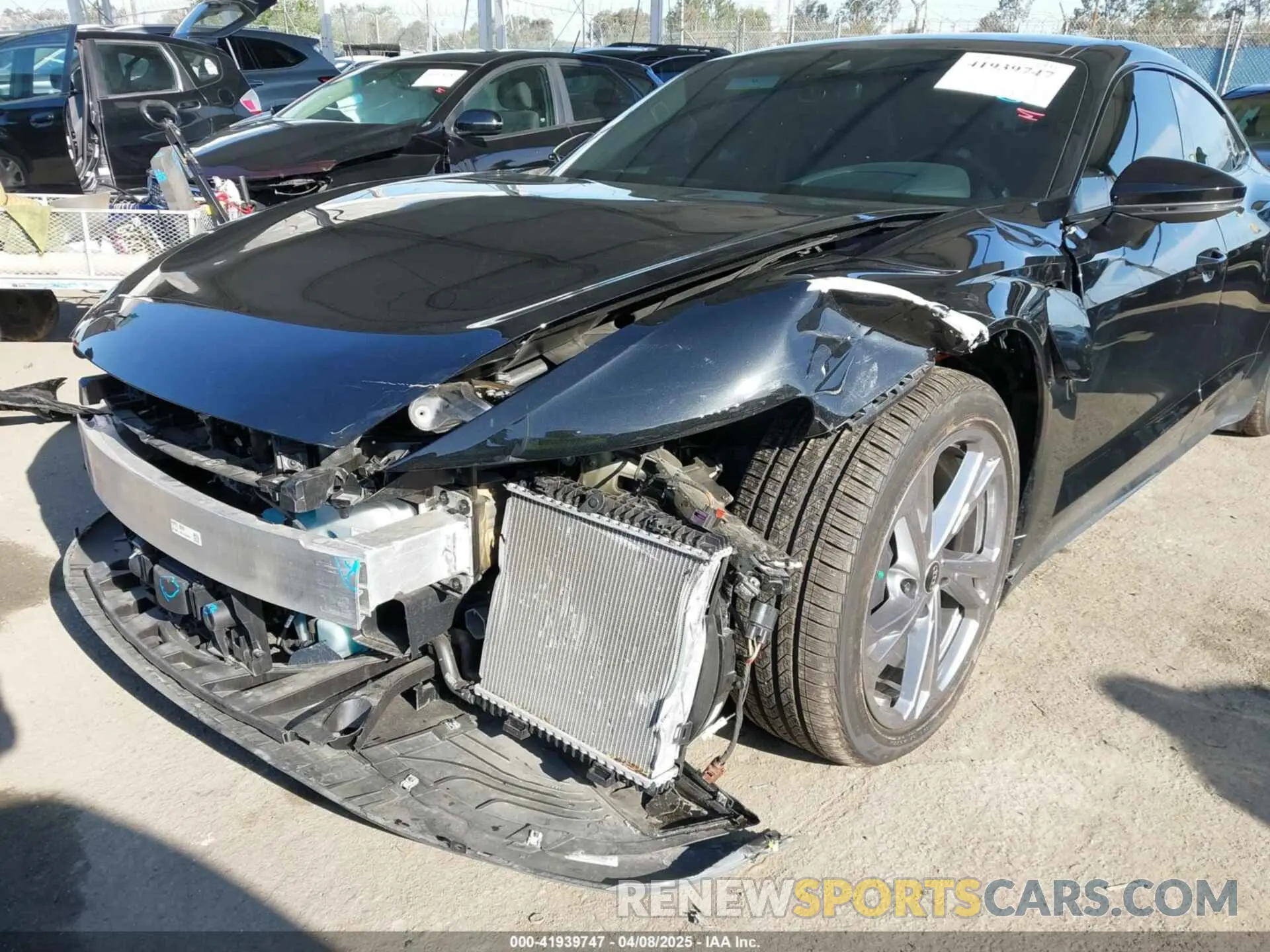 6 Photograph of a damaged car WAUFJBFW3P7002905 AUDI E-TRON GT 2023
