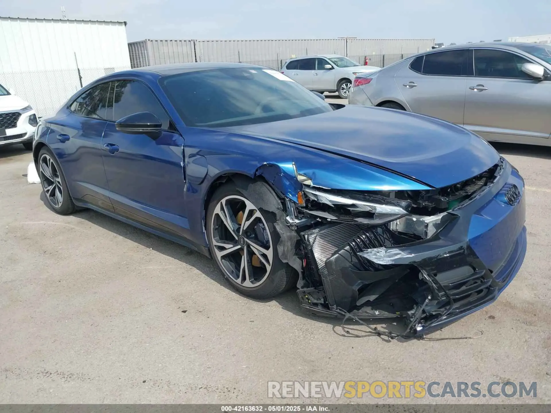 1 Photograph of a damaged car WAUCJBFW4R7003230 AUDI E-TRON GT 2024