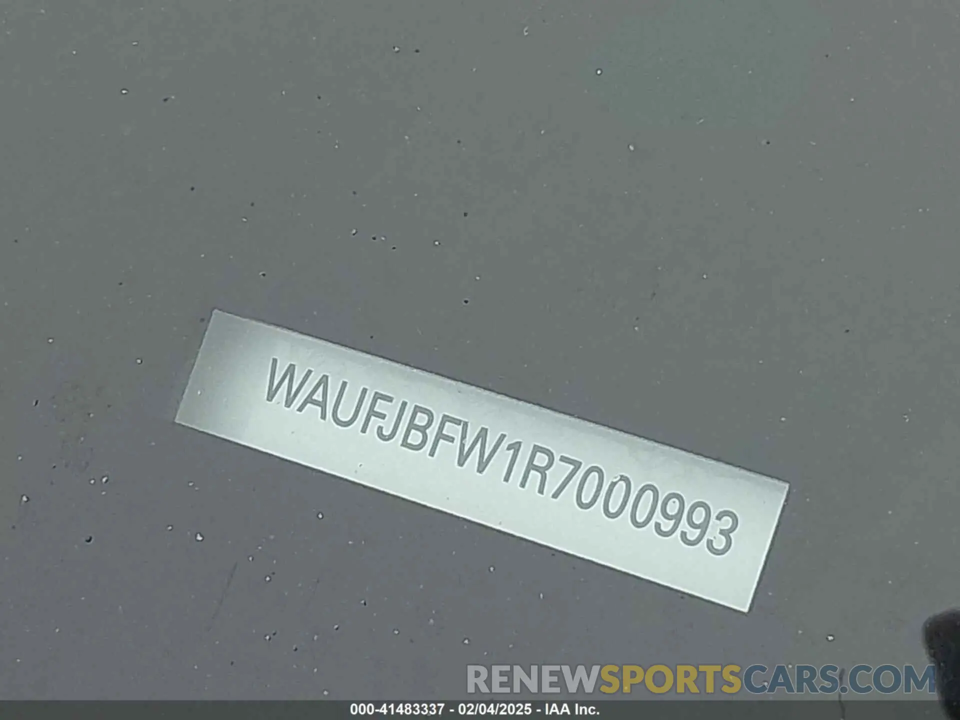 20 Фотография поврежденного автомобиля WAUFJBFW1R7000993 AUDI E-TRON GT 2024