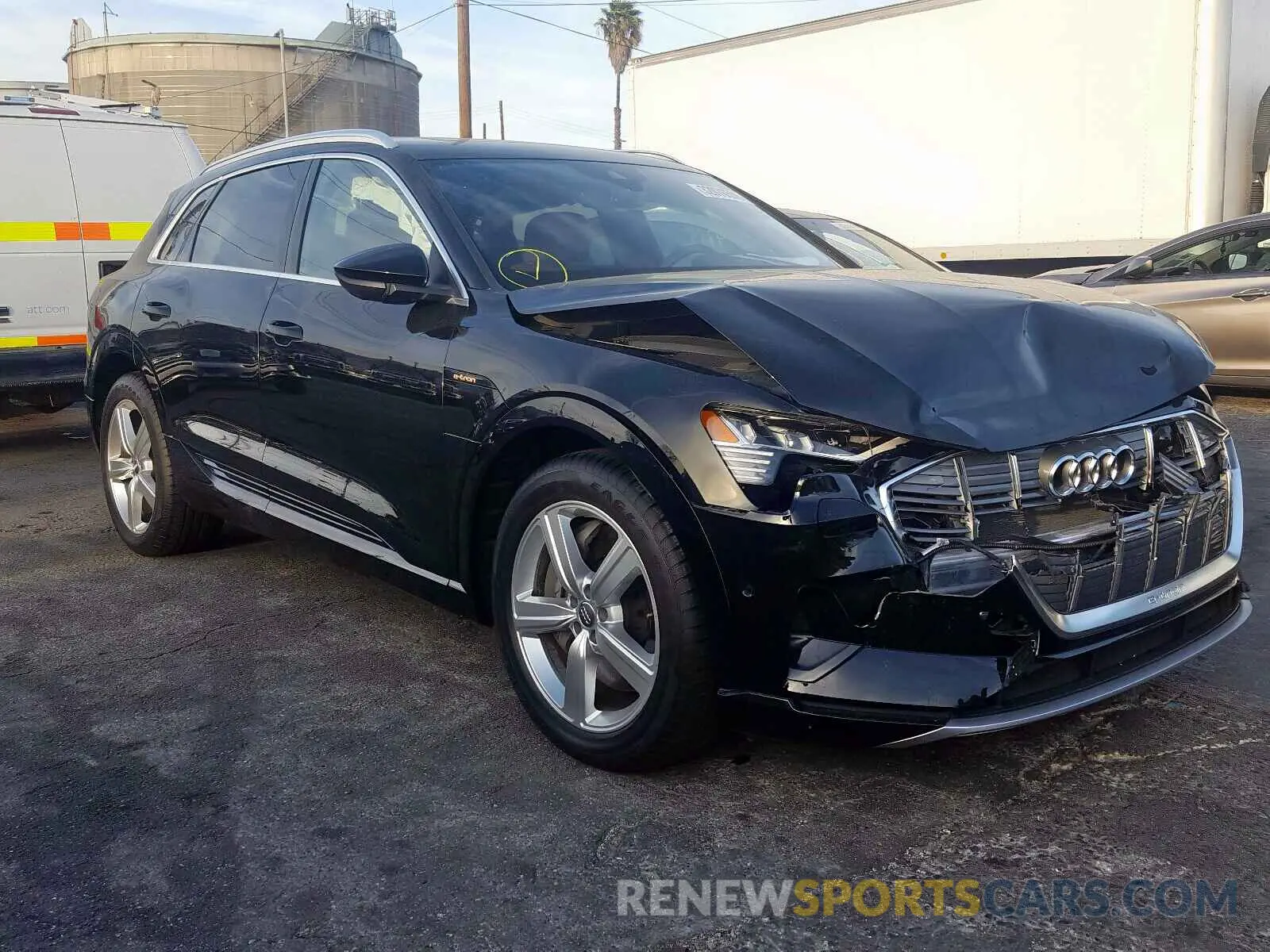 1 Photograph of a damaged car WA1VAAGE8KB021142 AUDI E-TRON PRE 2019