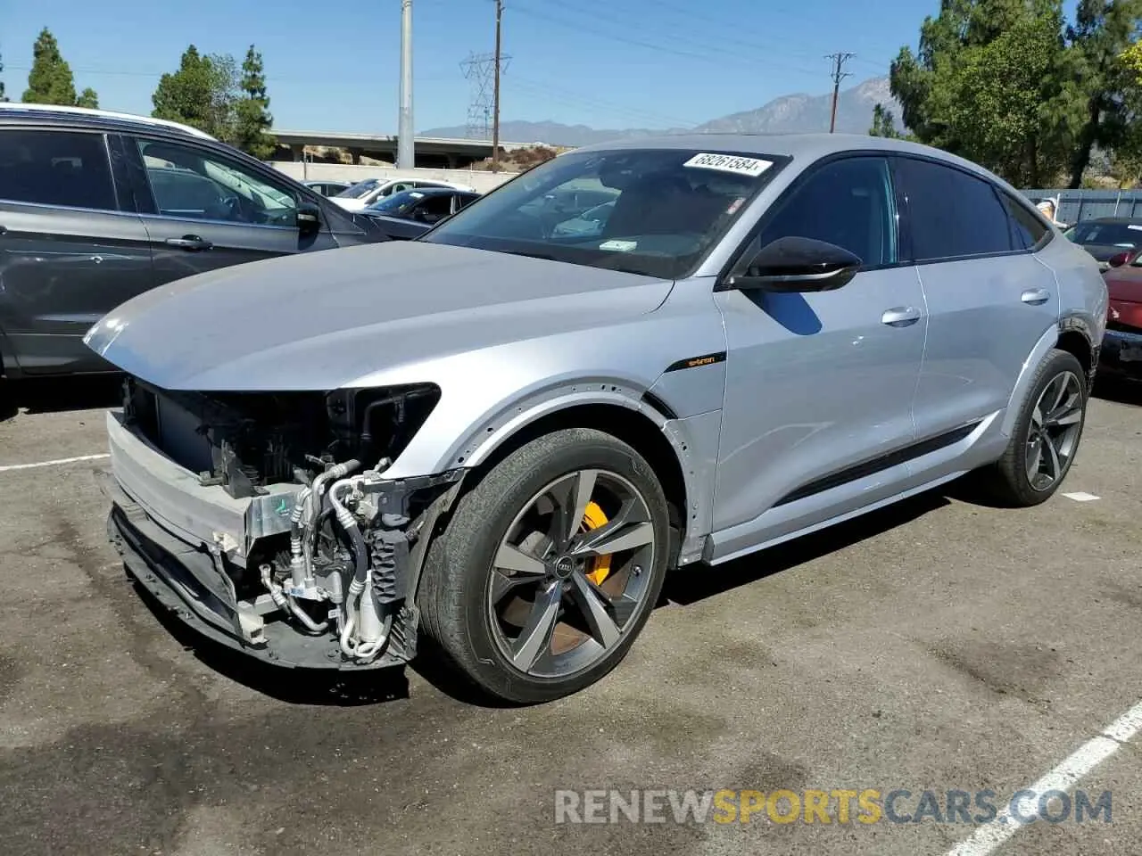 1 Фотография поврежденного автомобиля WA11CBGEXNB036762 AUDI E-TRON S S 2022