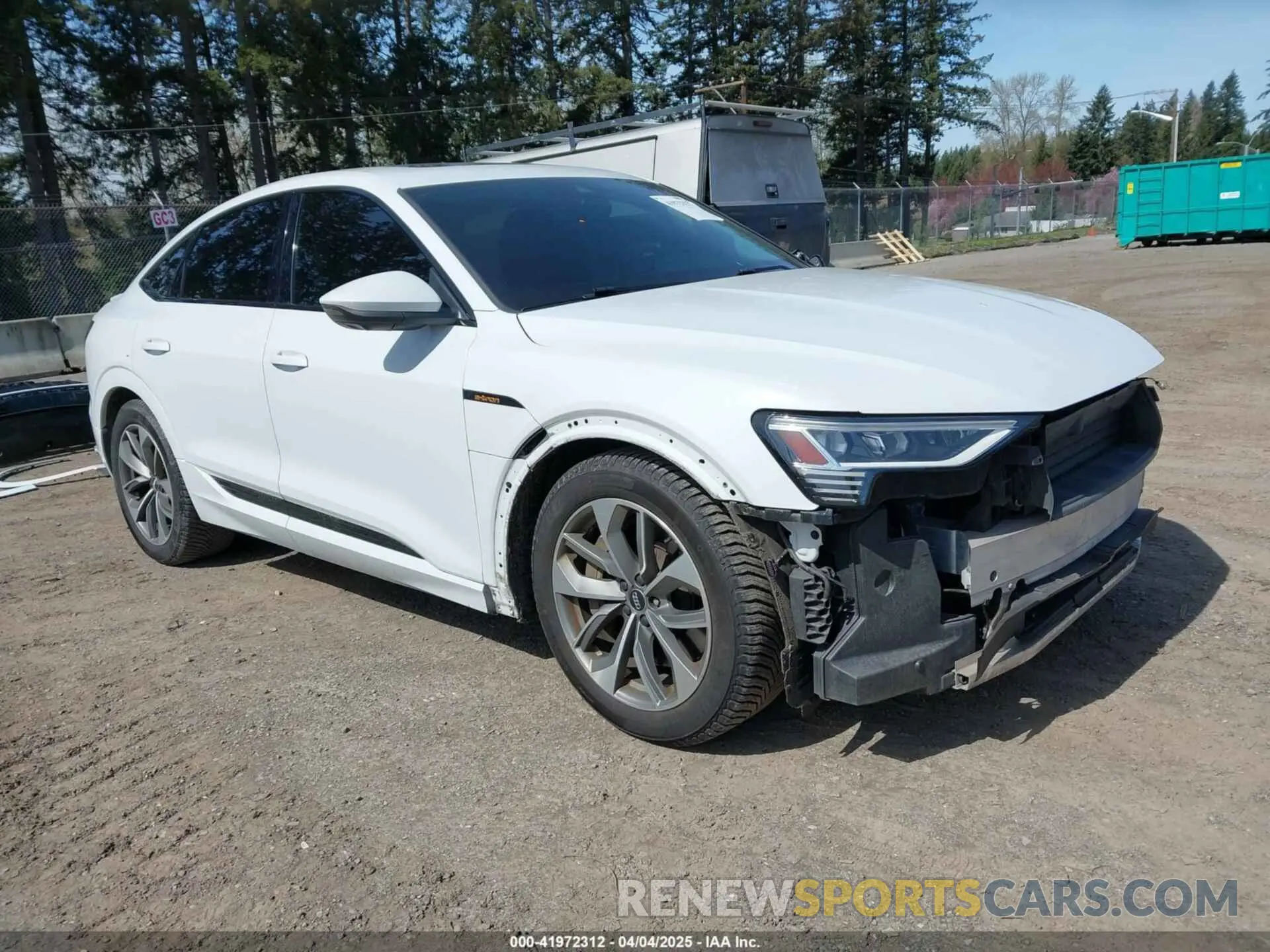 1 Photograph of a damaged car WA12AAGE1MB000851 AUDI E-TRON SPORTBACK 2021