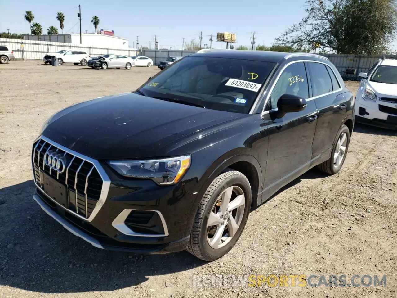 2 Фотография поврежденного автомобиля WA1AECF30K1083011 AUDI Q3 2019