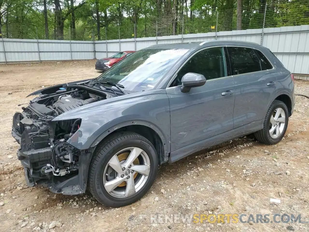 1 Photograph of a damaged car WA1AECF32K1075590 AUDI Q3 2019