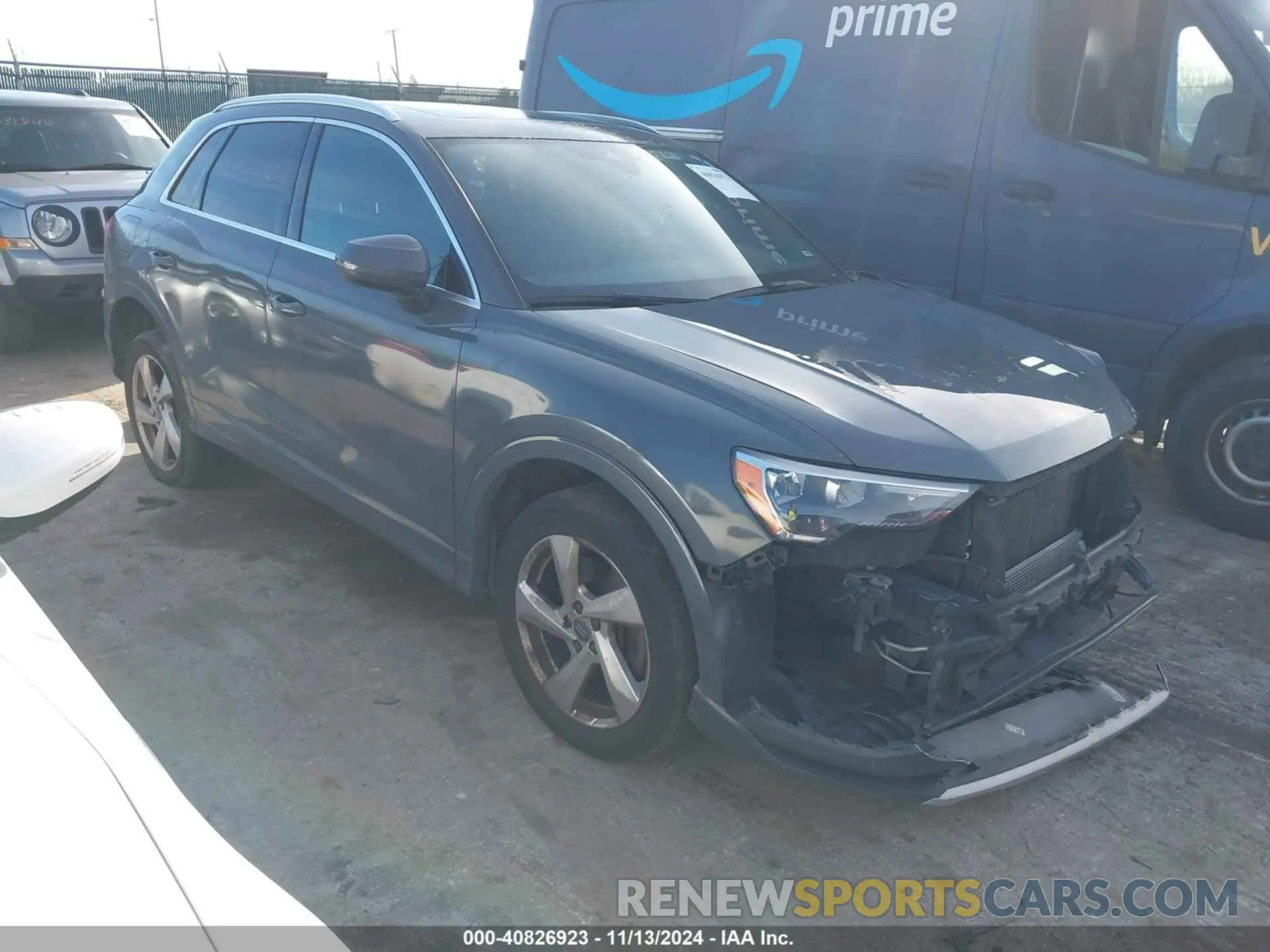 1 Photograph of a damaged car WA1AECF34K1077065 AUDI Q3 2019