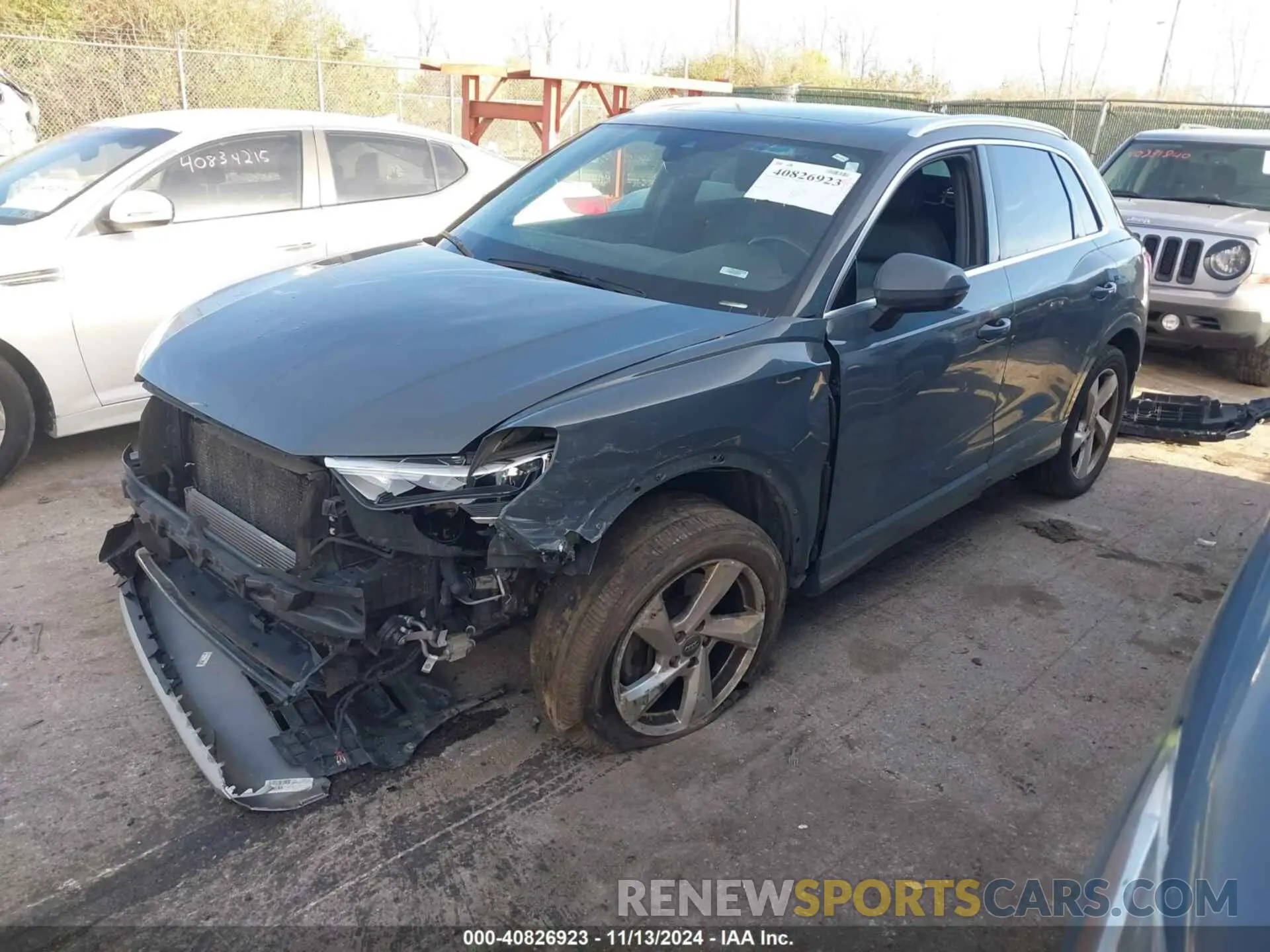 2 Photograph of a damaged car WA1AECF34K1077065 AUDI Q3 2019