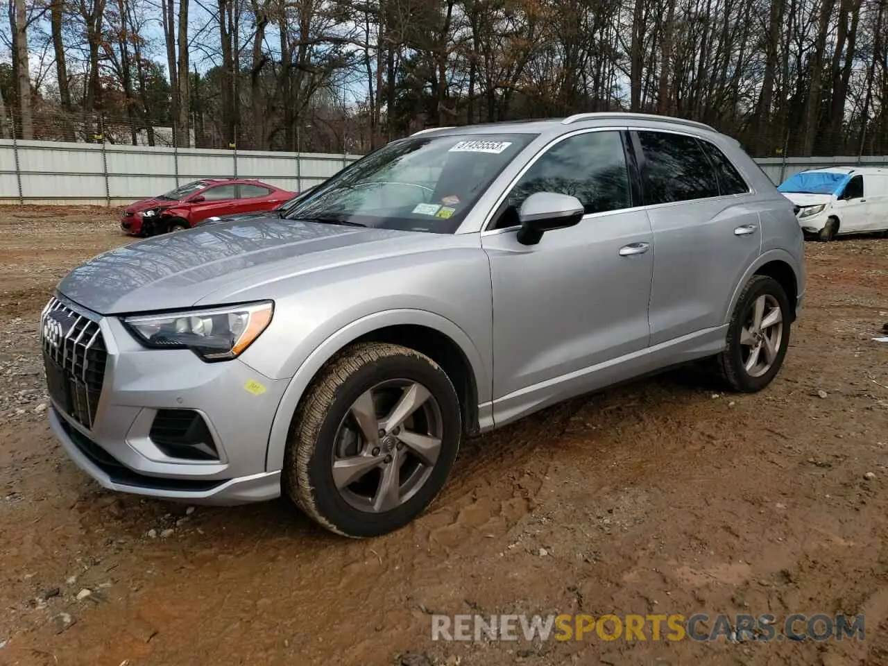 1 Фотография поврежденного автомобиля WA1AECF31L1040461 AUDI Q3 2020