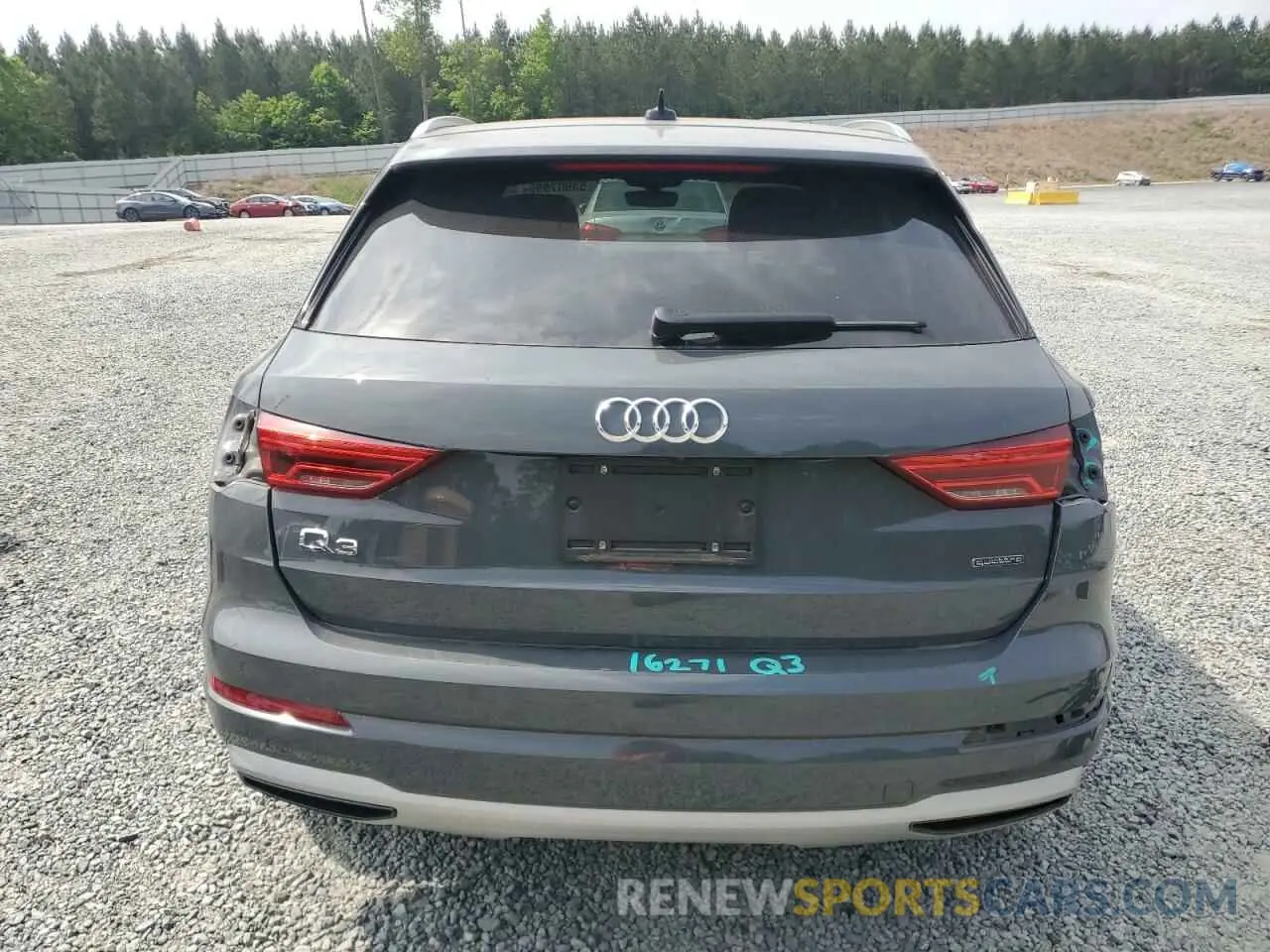 6 Фотография поврежденного автомобиля WA1AECF33L1008711 AUDI Q3 2020