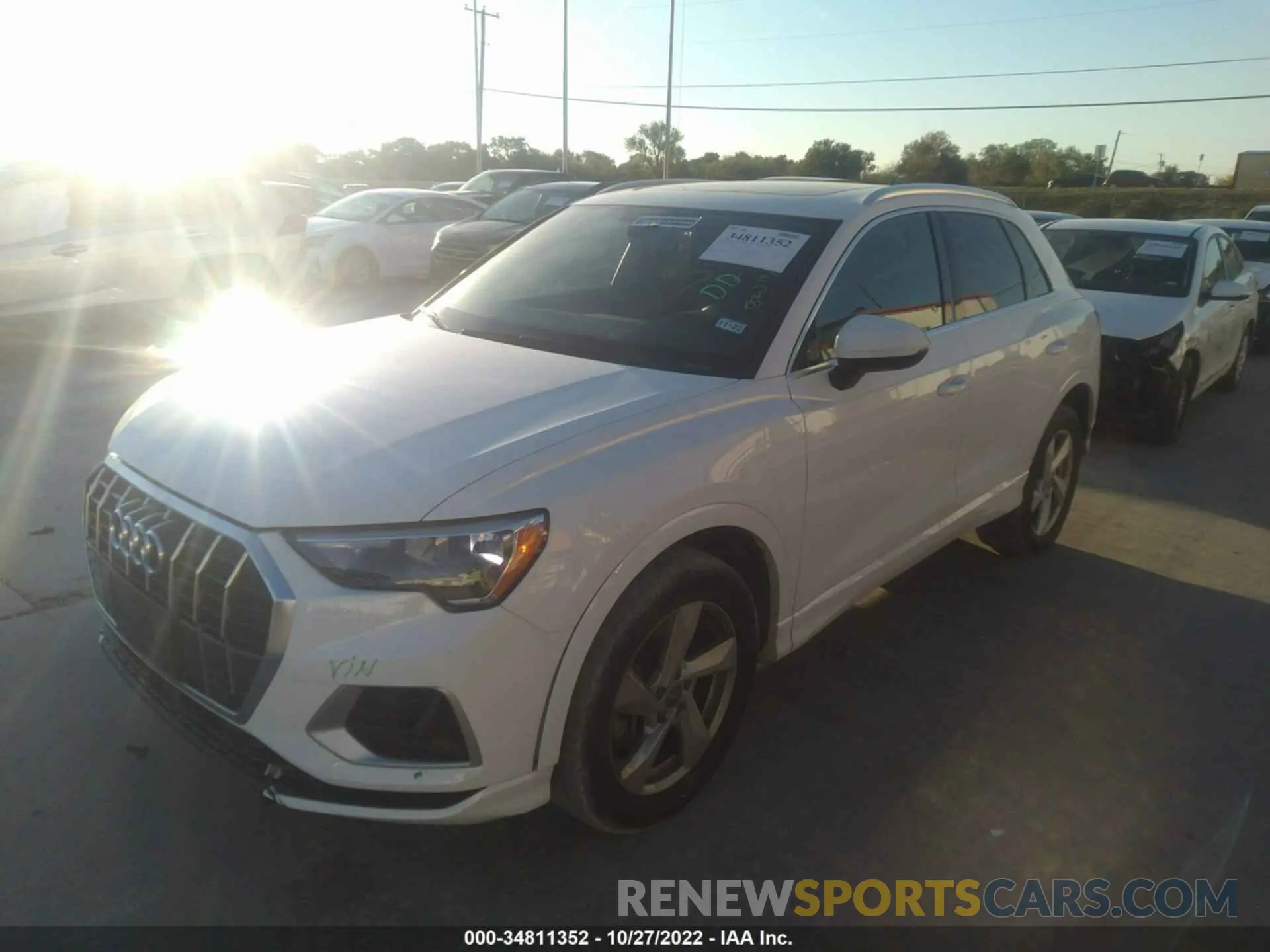2 Photograph of a damaged car WA1AECF33L1037917 AUDI Q3 2020