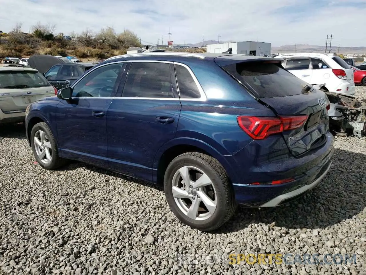 2 Фотография поврежденного автомобиля WA1AECF33L1102054 AUDI Q3 2020