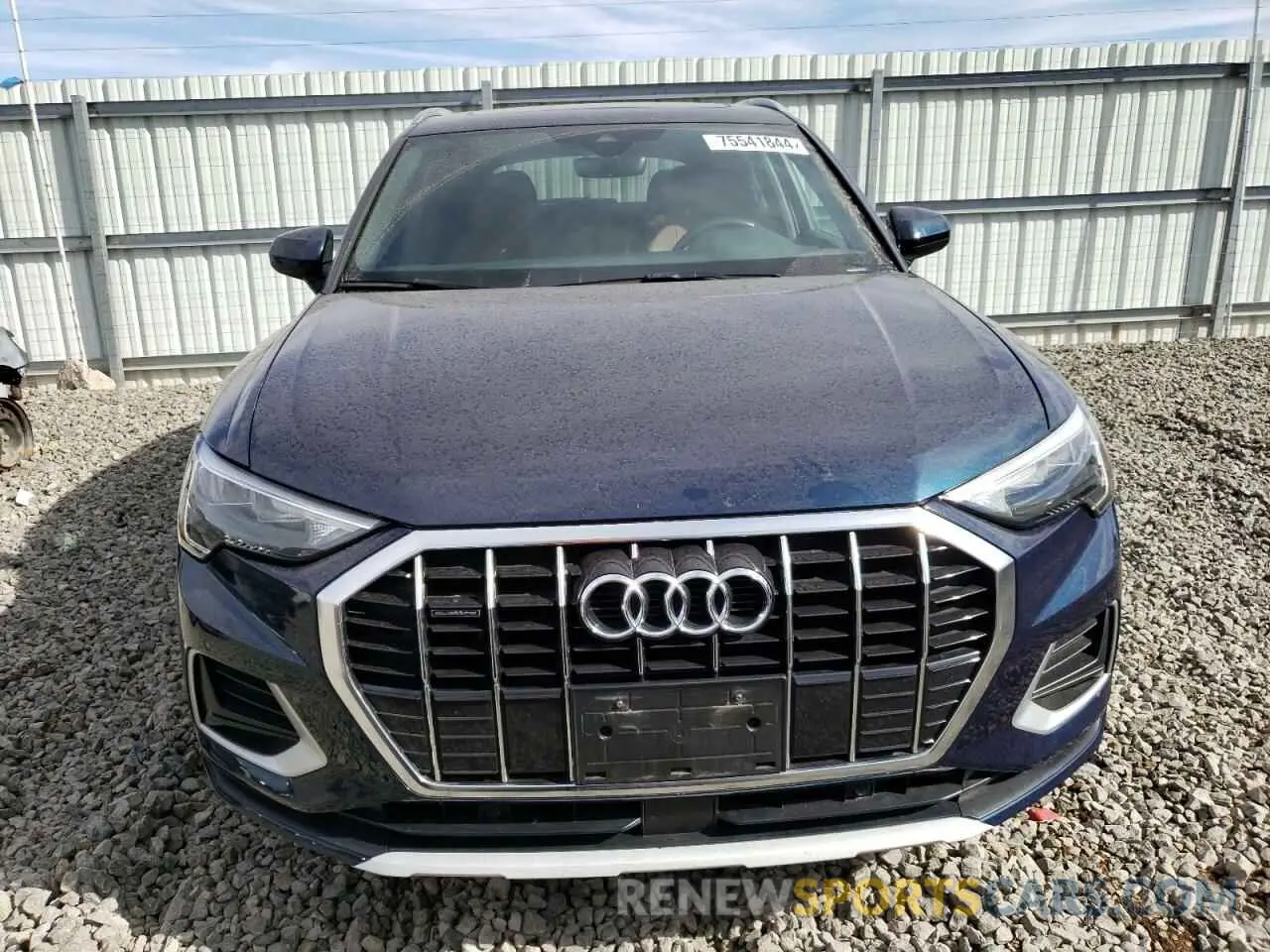 5 Фотография поврежденного автомобиля WA1AECF33L1102054 AUDI Q3 2020