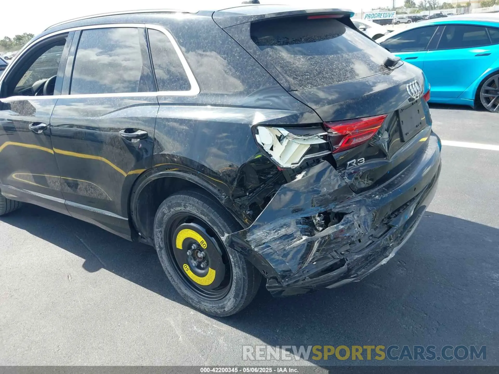 6 Фотография поврежденного автомобиля WA1AECF35L1021332 AUDI Q3 2020