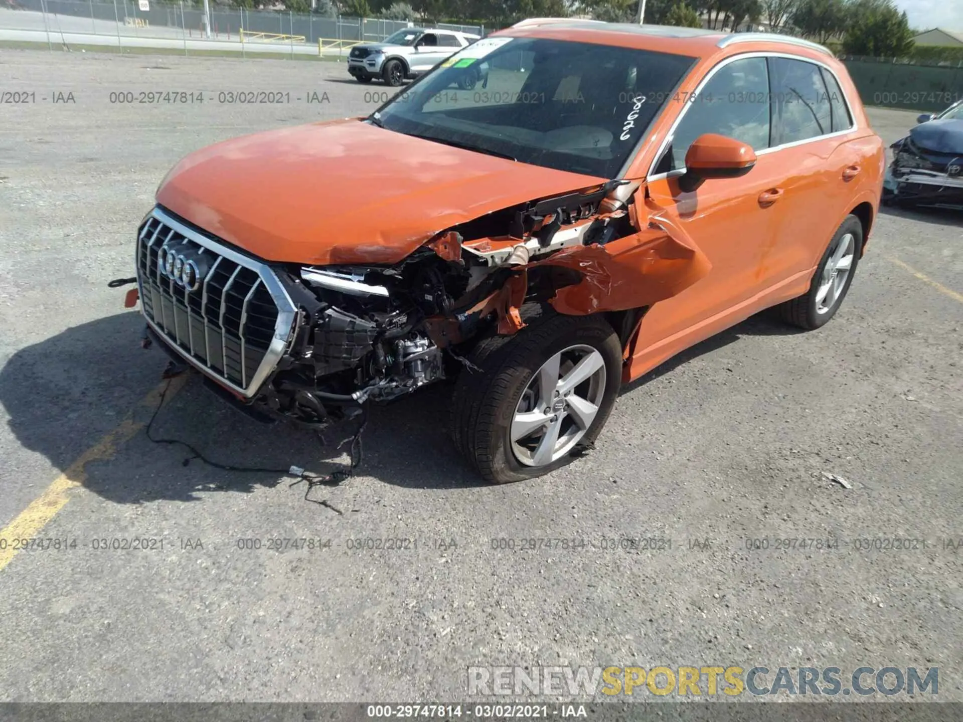 6 Photograph of a damaged car WA1AECF38L1108626 AUDI Q3 2020