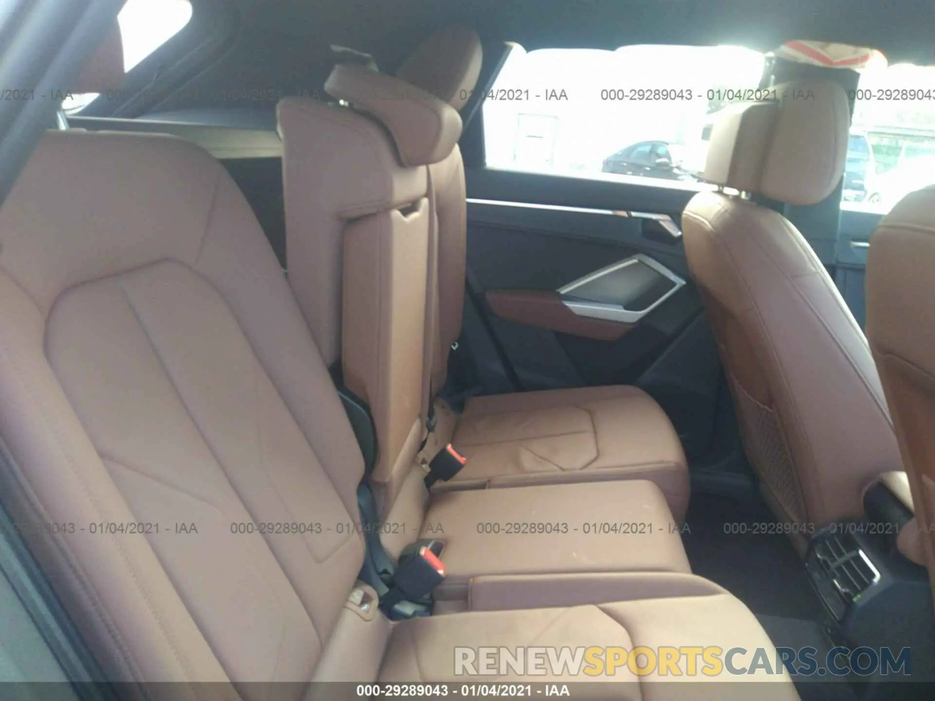8 Photograph of a damaged car WA1AECF3XL1077671 AUDI Q3 2020